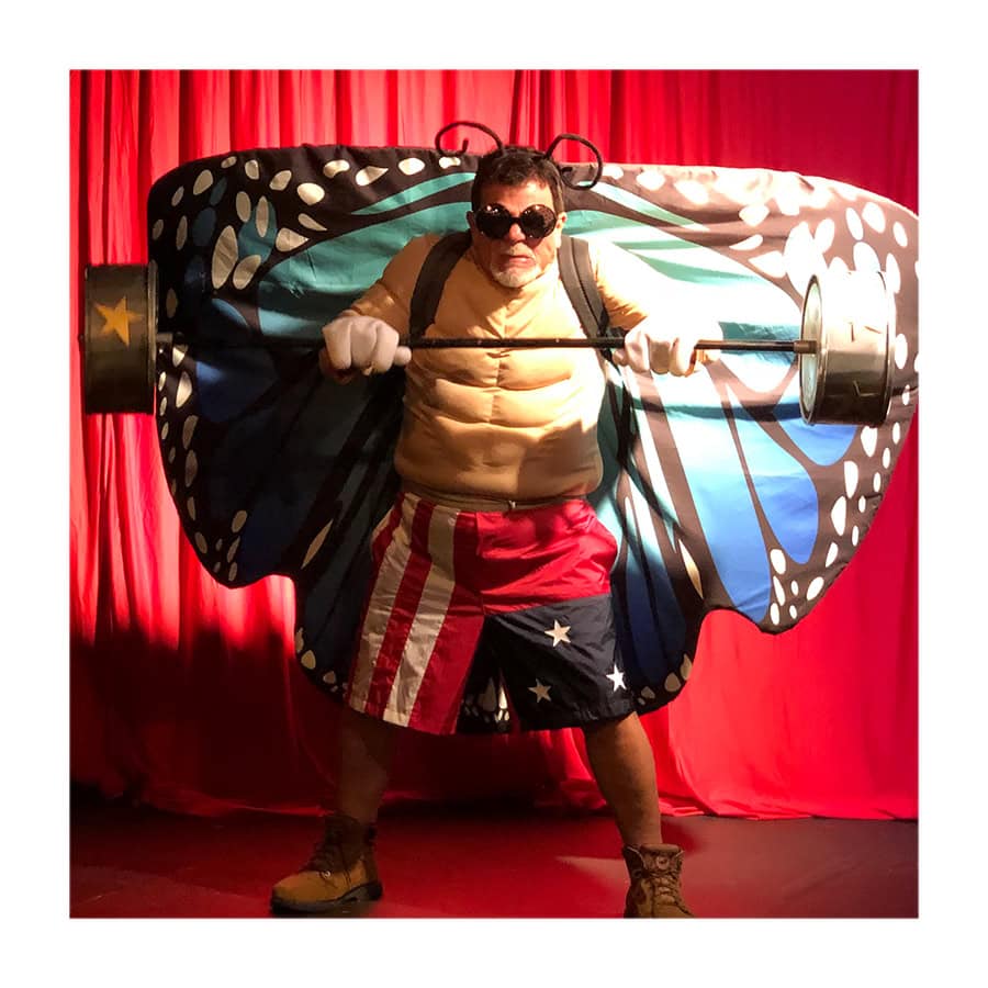 Bubba Butterfly, the world's strongest butterfly