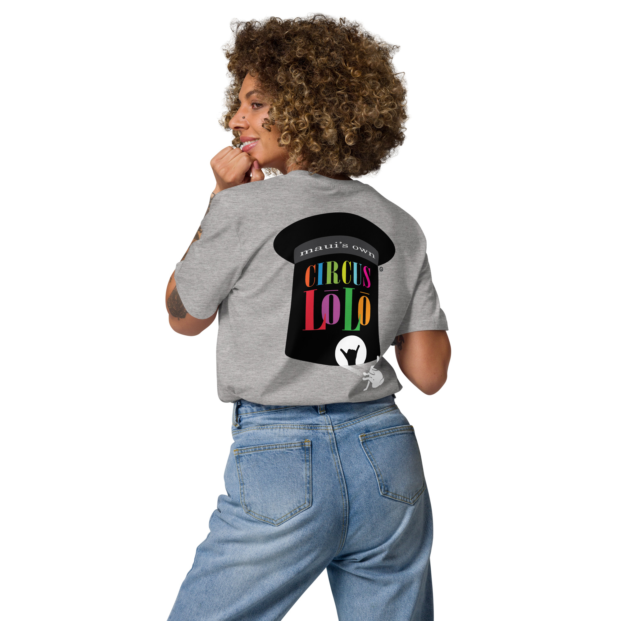 Circus Lolo Top Hat Unisex organic cotton t-shirt - Image 8