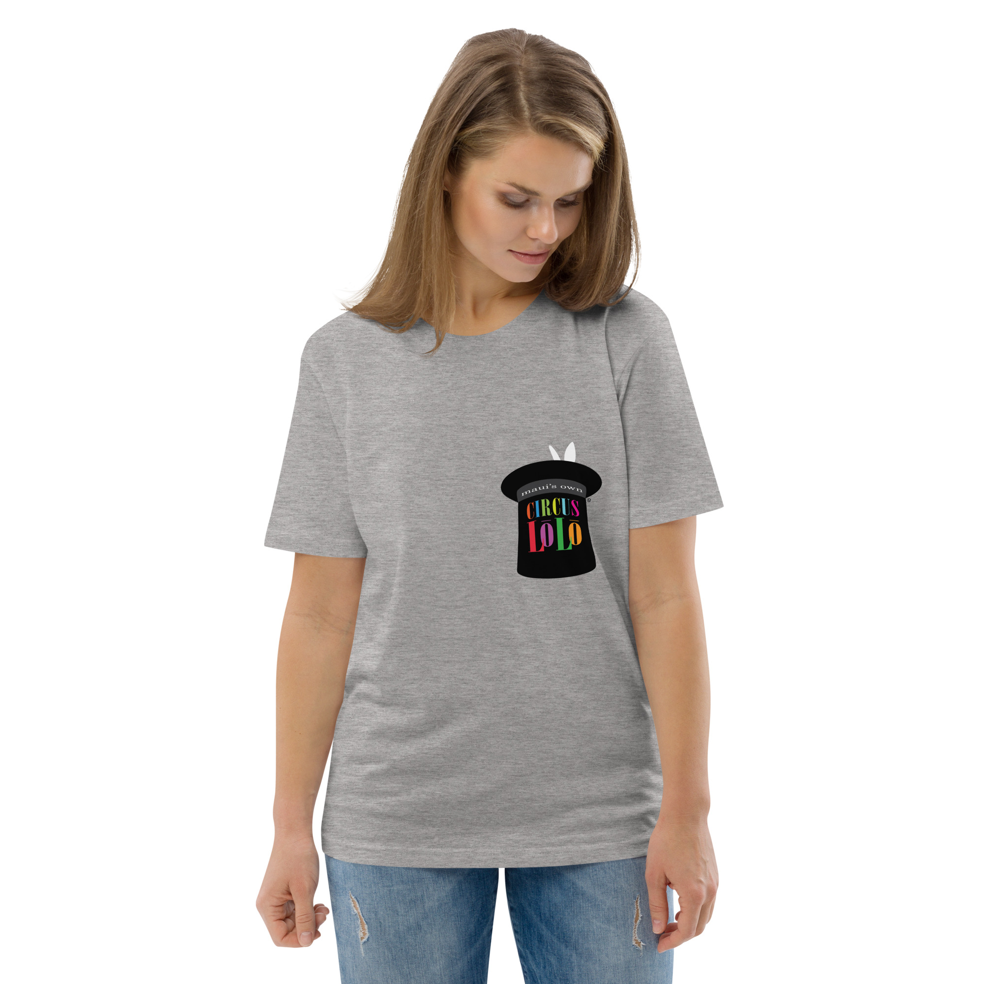 Circus Lolo Top Hat Unisex organic cotton t-shirt - Image 10