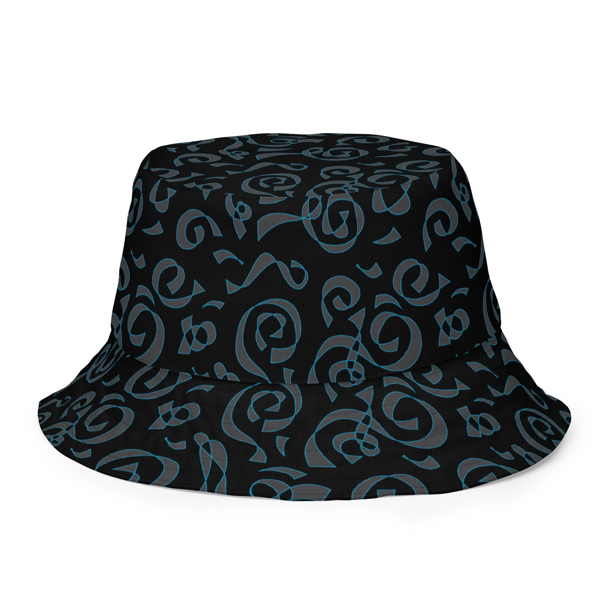 Circus Scribble Tattoo Reversible Bucket Hat - Image 2