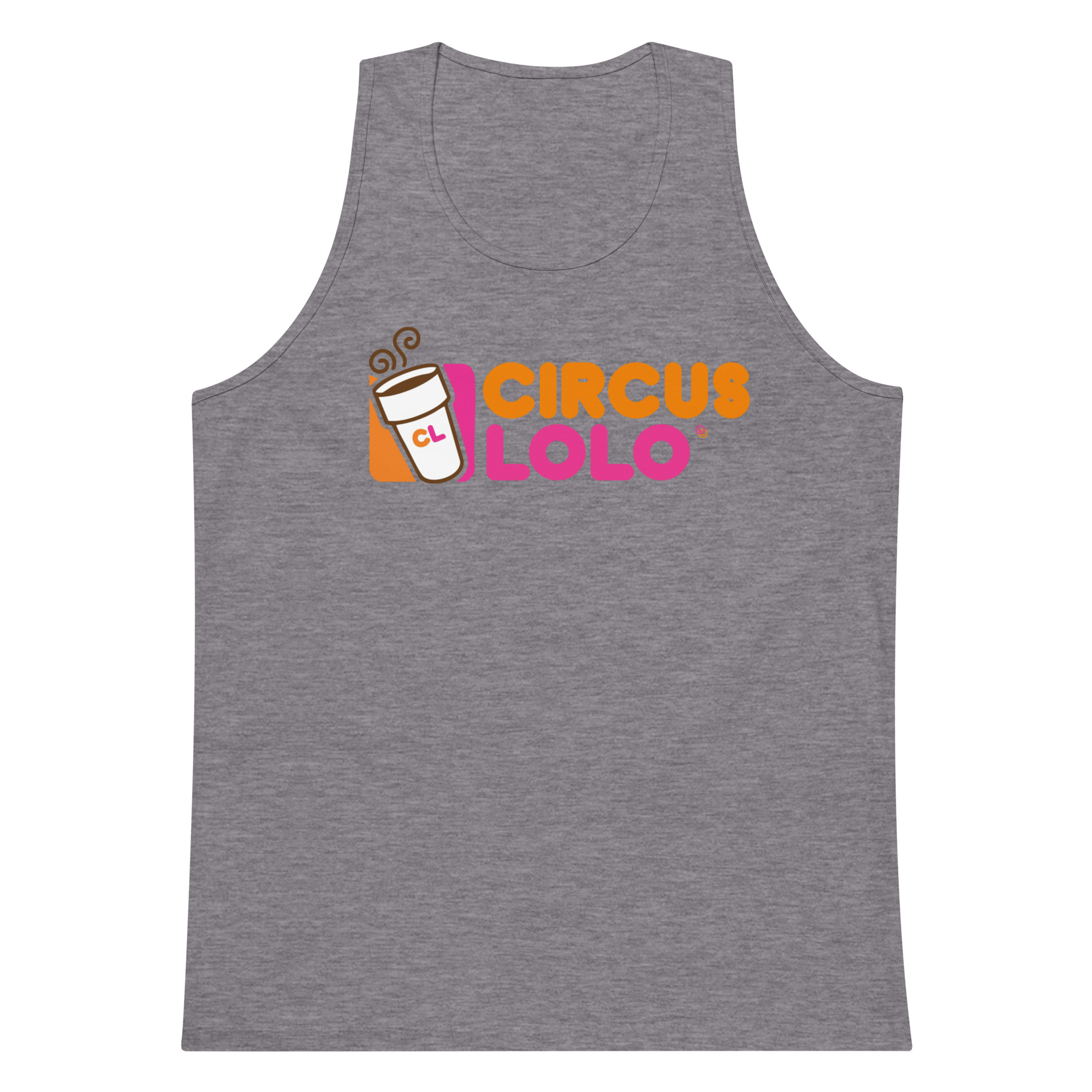 Circus Lolo Cuppa Jo Men’s Premium Tank - Image 2
