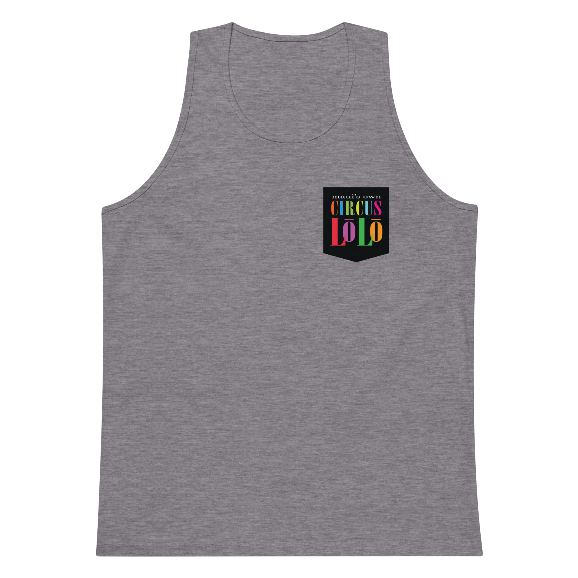 Circus Lolo Not Pocket Men’s Premium Tank - Image 6