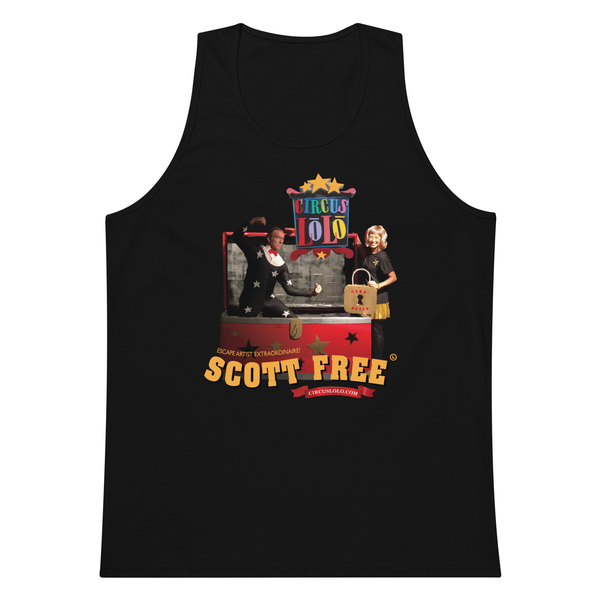 Circus Lolo Scott Free Premium Men's Tank - Image 5