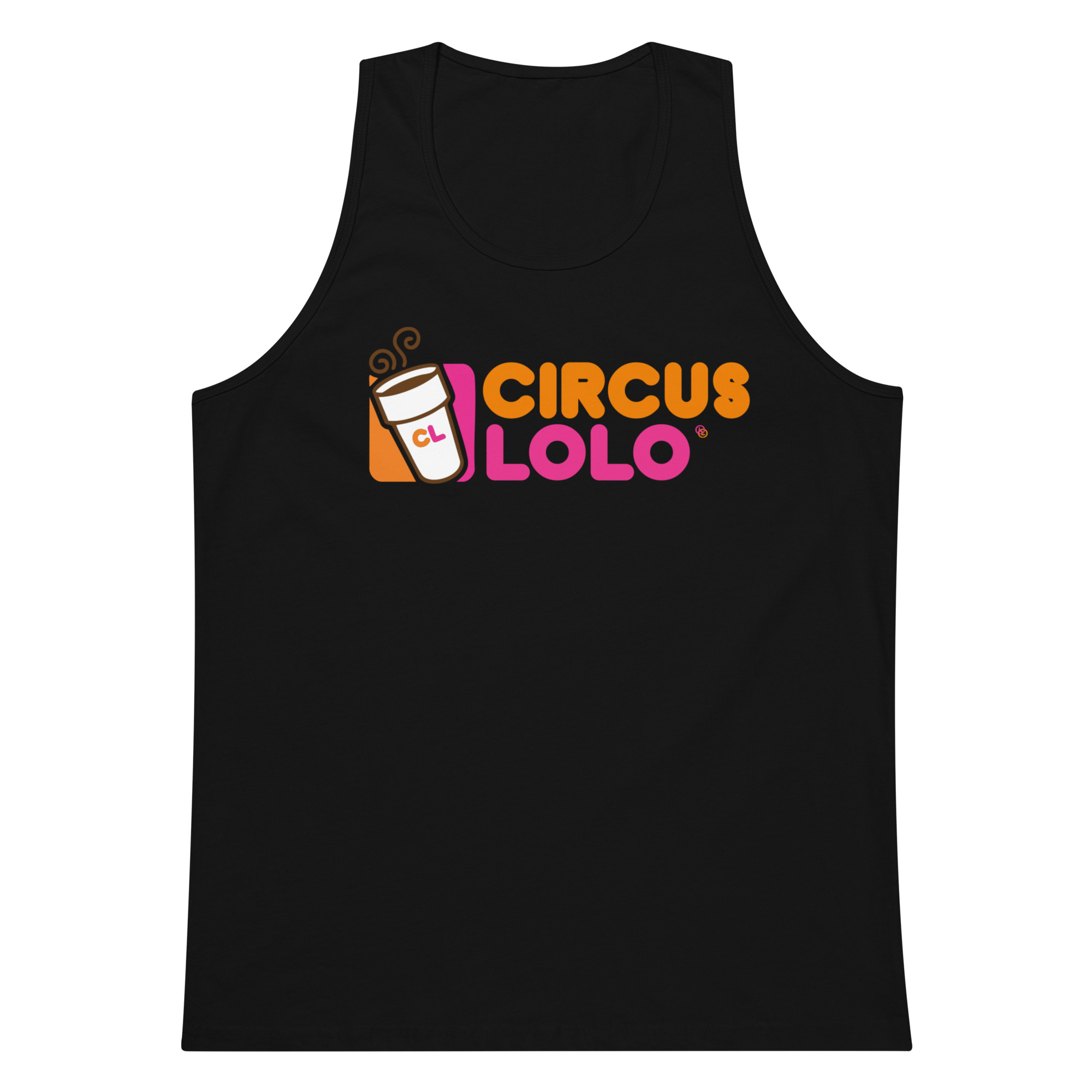 Circus Lolo Cuppa Jo Men’s Premium Tank - Image 7