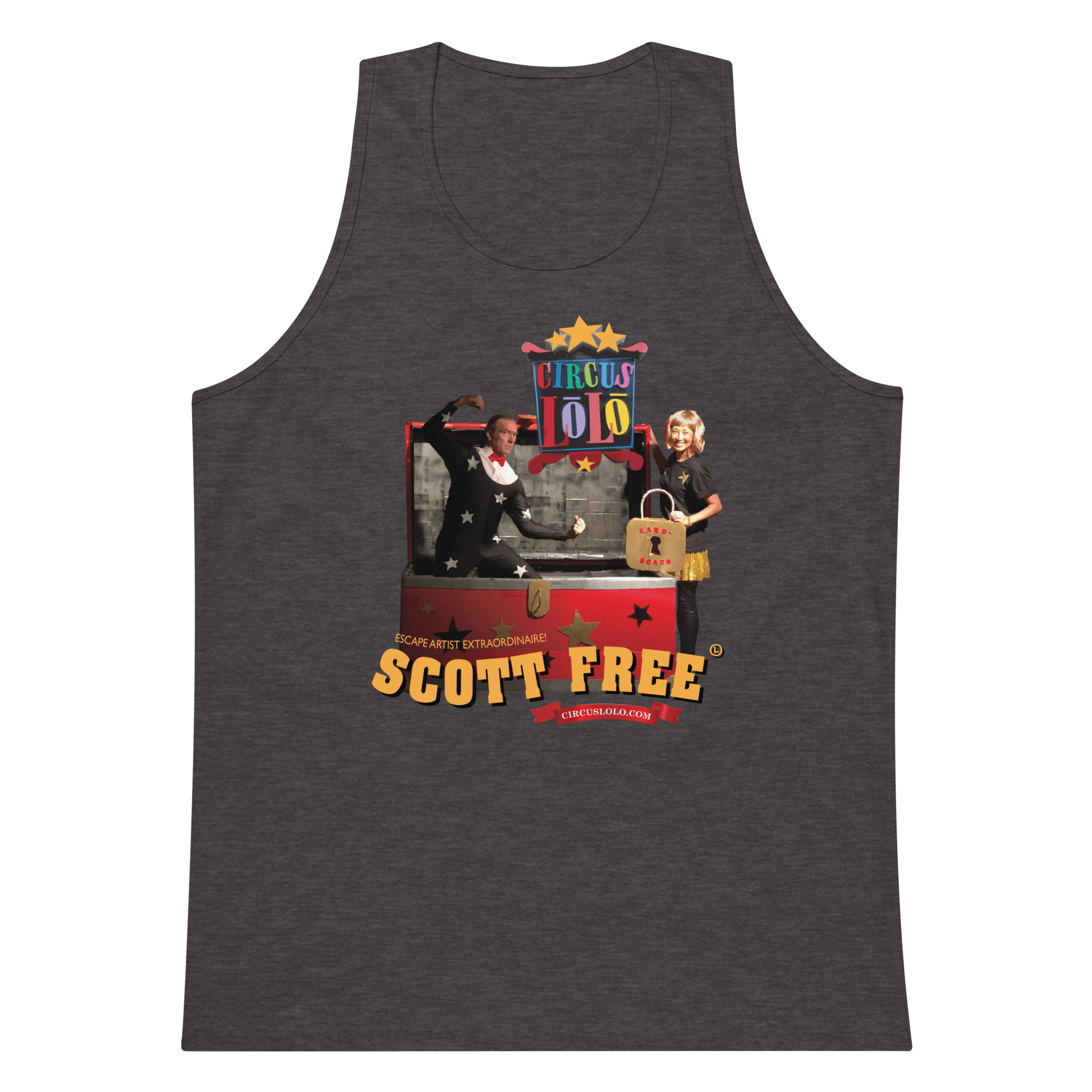 Circus Lolo Scott Free Premium Men's Tank - Image 3