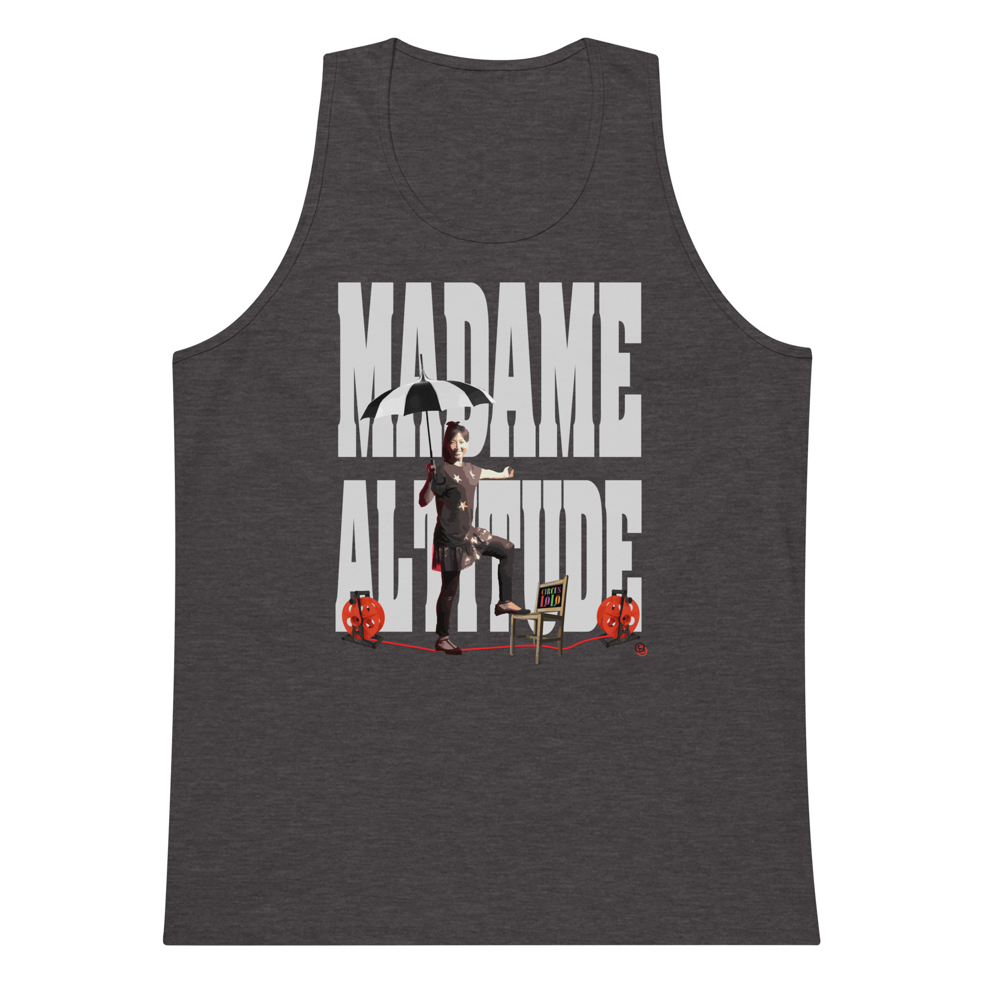 Circus Lolo Madame Altitude Men’s Premium Tank - Image 3