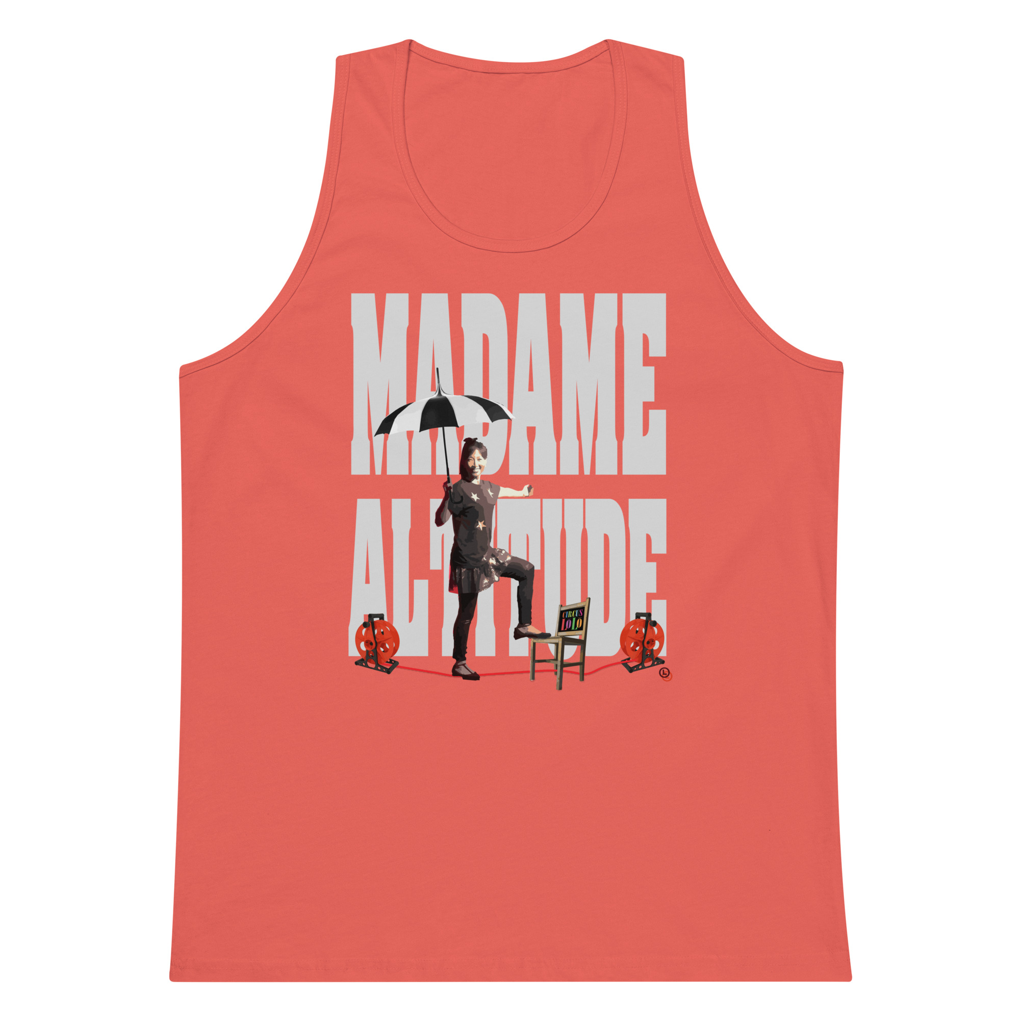 Circus Lolo Madame Altitude Men’s Premium Tank - Image 2