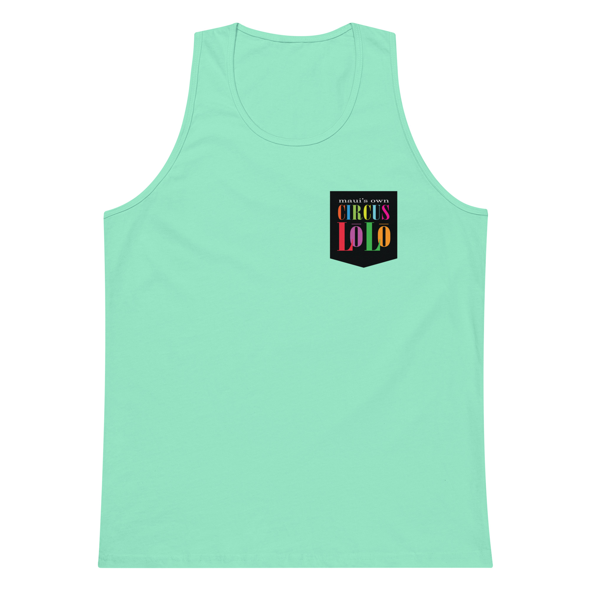 Circus Lolo Not Pocket Men’s Premium Tank - Image 2