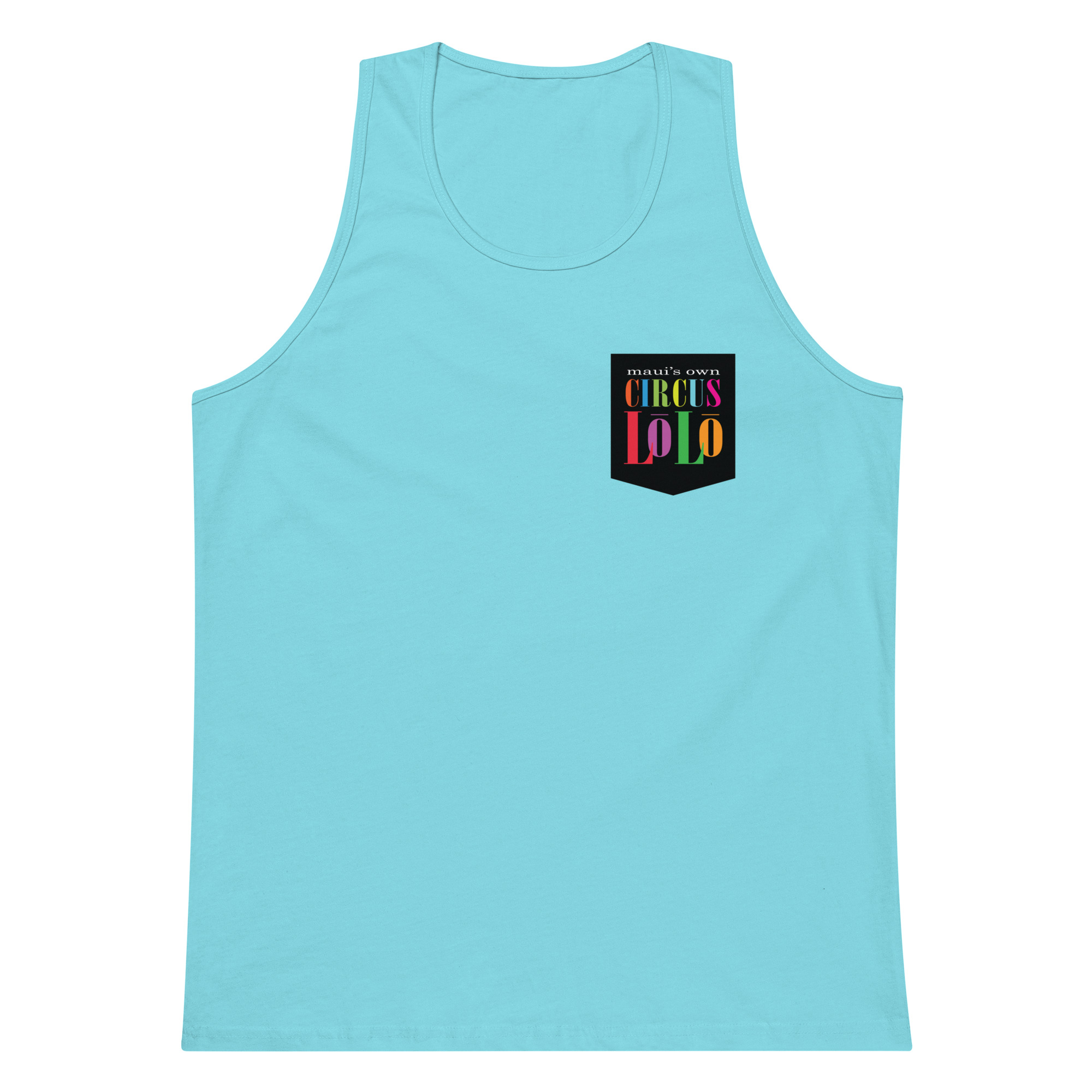 Circus Lolo Not Pocket Men’s Premium Tank - Image 4