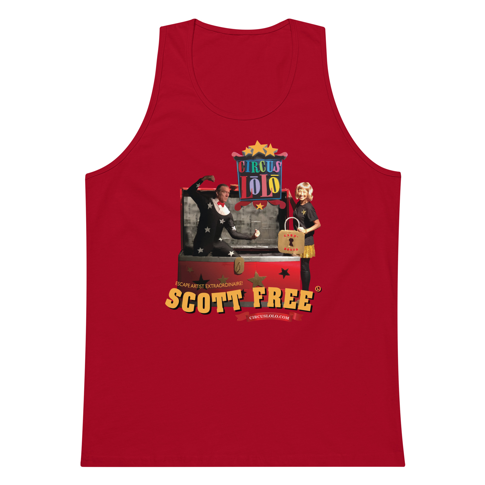 Circus Lolo Scott Free Premium Men's Tank - Image 4