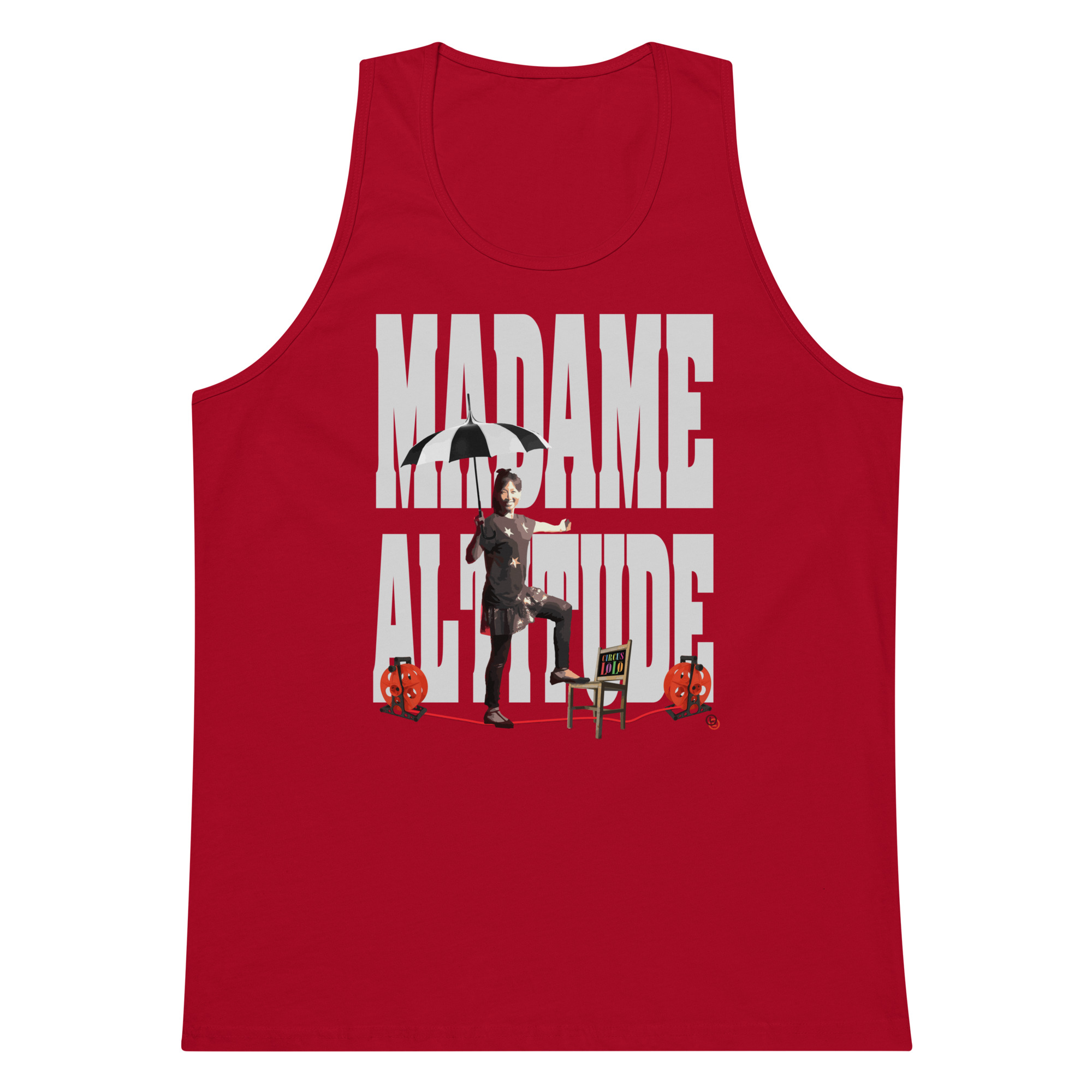 Circus Lolo Madame Altitude Men’s Premium Tank - Image 4
