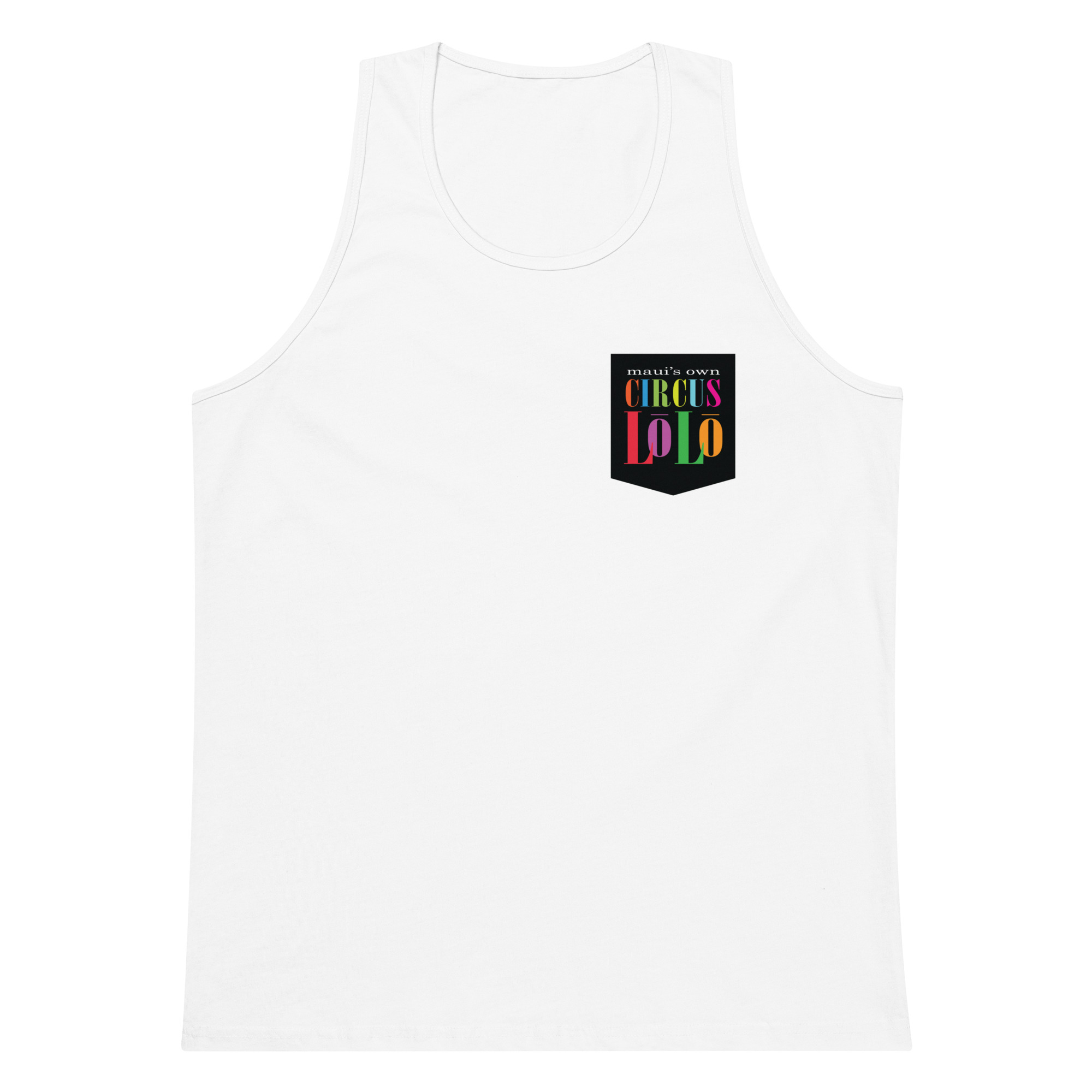 Circus Lolo Not Pocket Men’s Premium Tank - Image 3