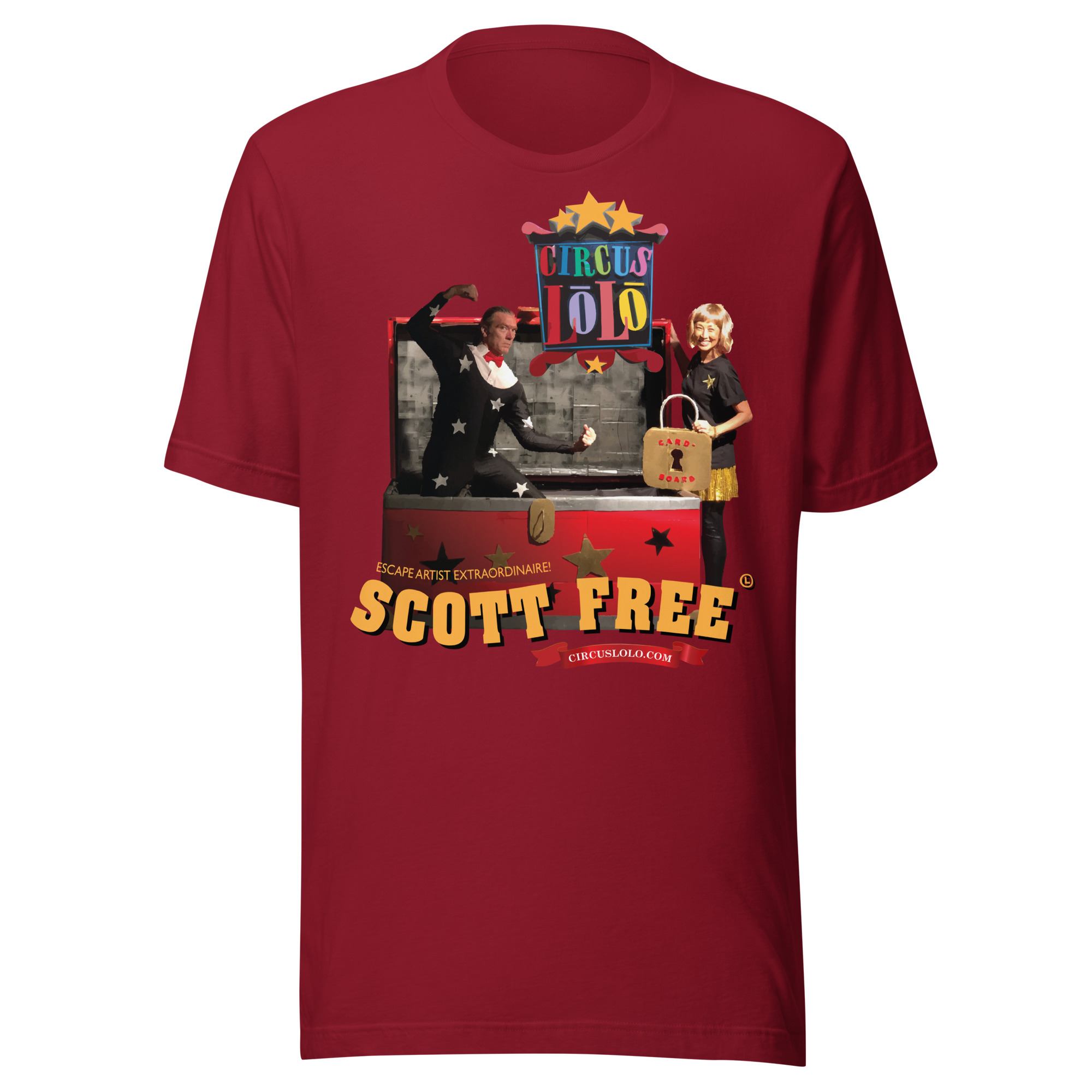 Circus Lolo Scott Free Unisex T-Shirt - Image 6
