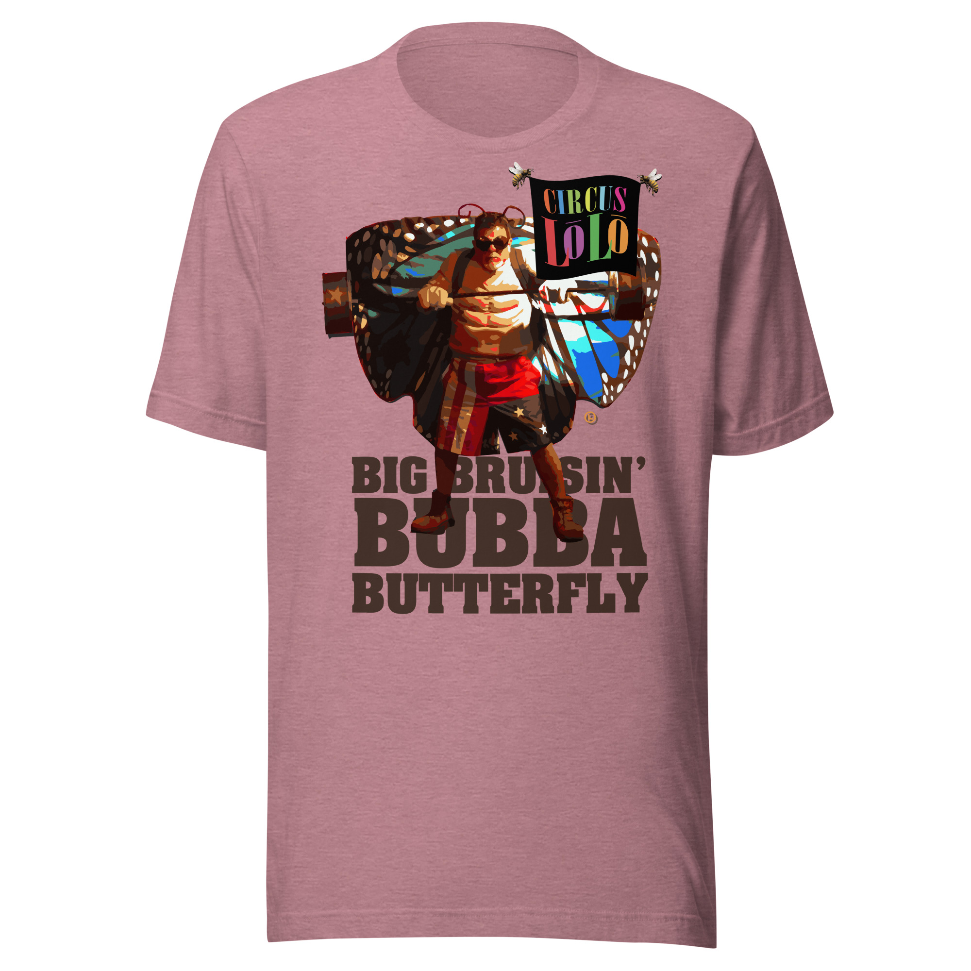 Circus Lolo Big Bruising' Bubba Butterfly Unisex T-Shirt - Image 3