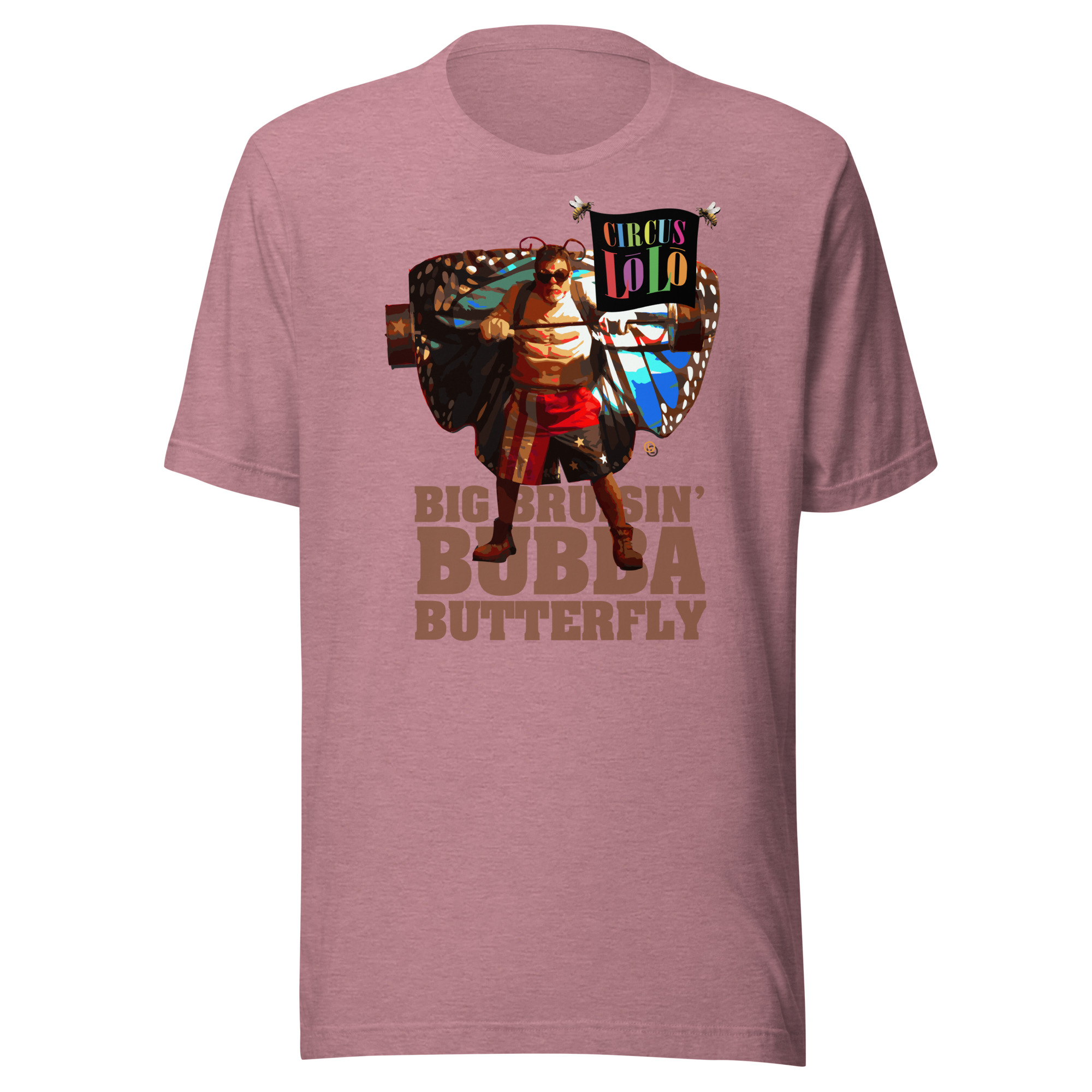 Circus Lolo Bubba Butterfly Unisex Crew Neck T-Shirt - Image 2