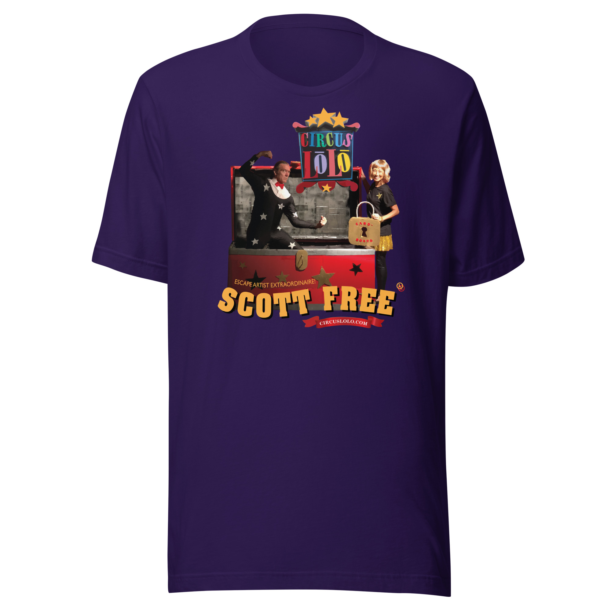 Circus Lolo Scott Free Unisex T-Shirt - Image 3