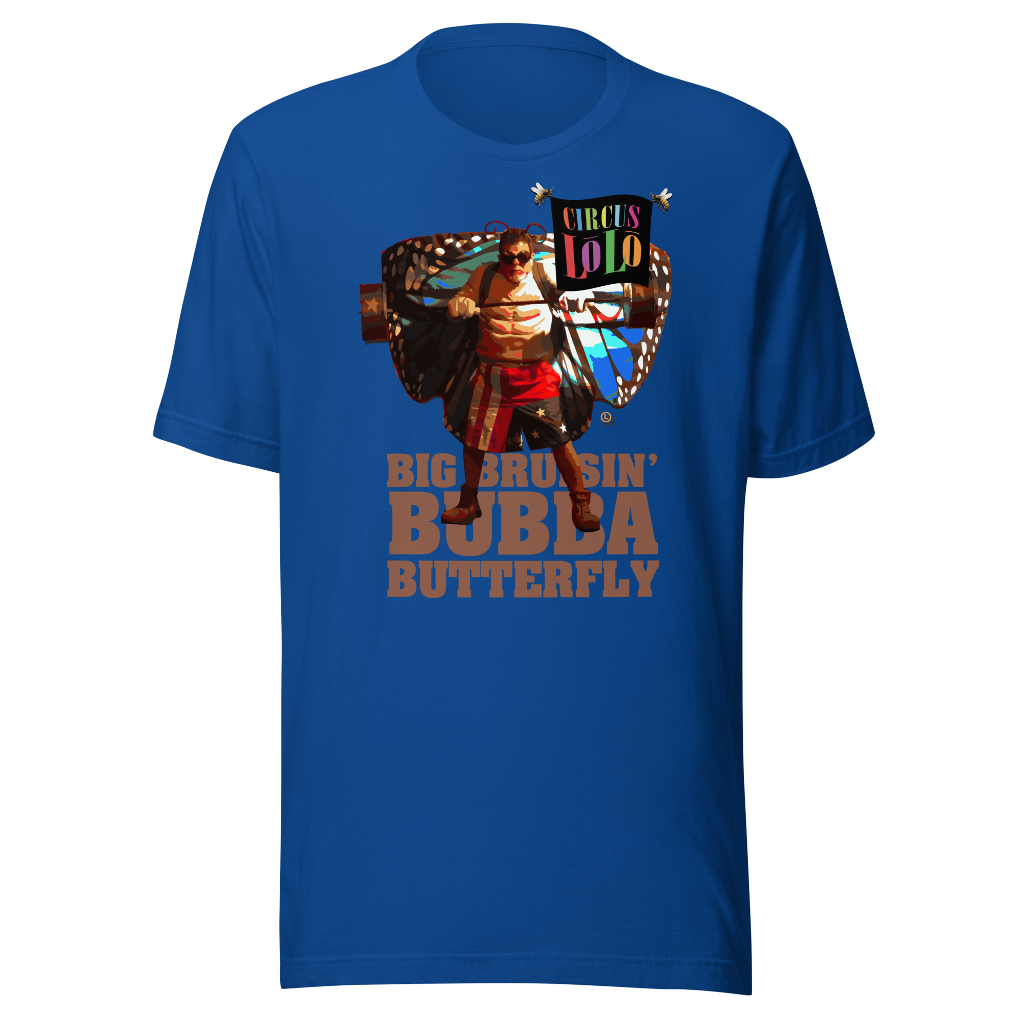 Circus Lolo Bubba Butterfly Unisex Crew Neck T-Shirt - Image 4
