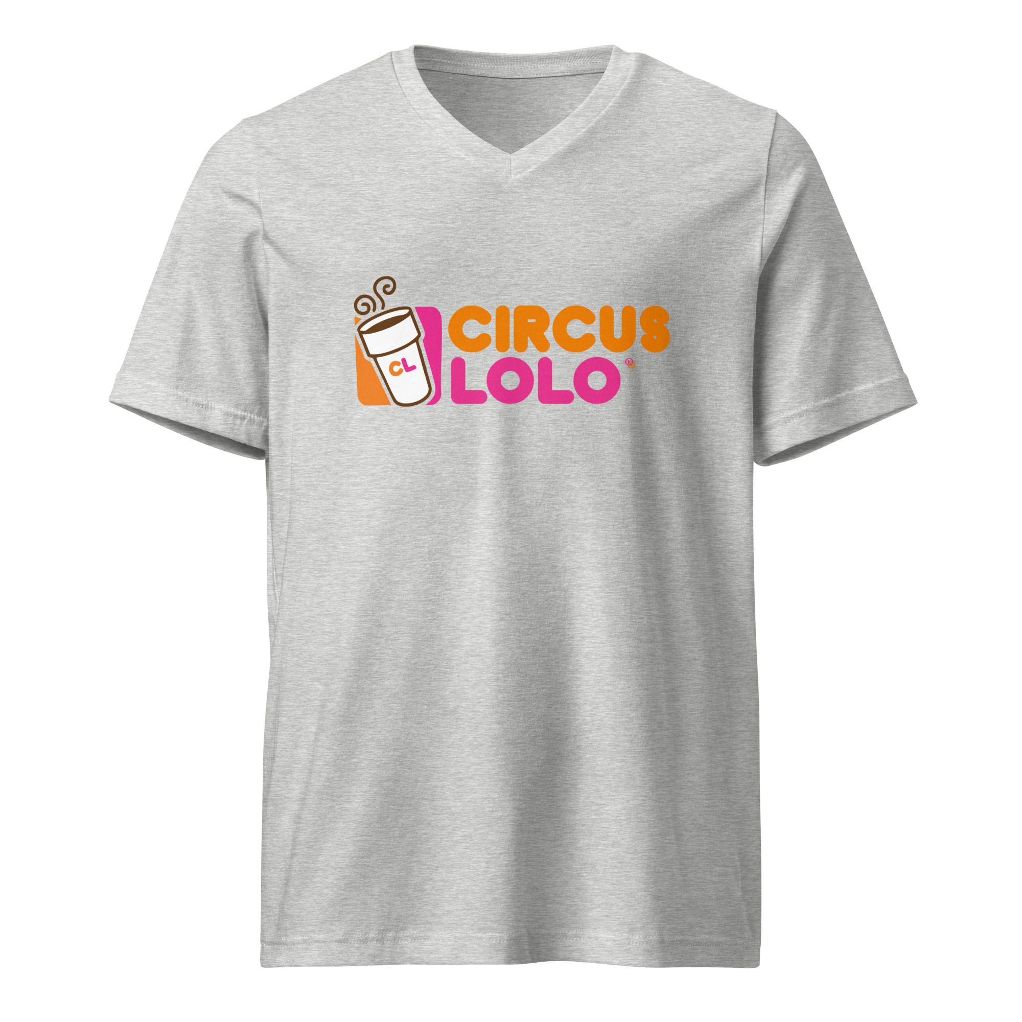 Circus Lolo Cuppa Jo Unisex Unisex V-Neck T-Shirt - Image 3