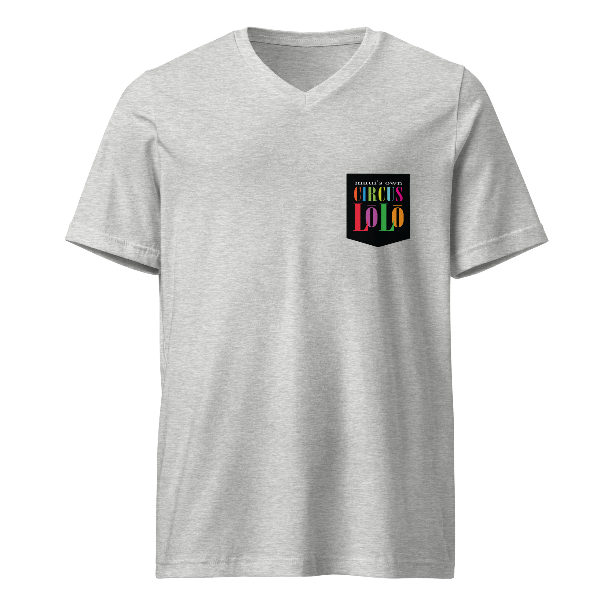 Circus Lolo Not Pocket Unisex V-Neck T-Shirt - Image 2