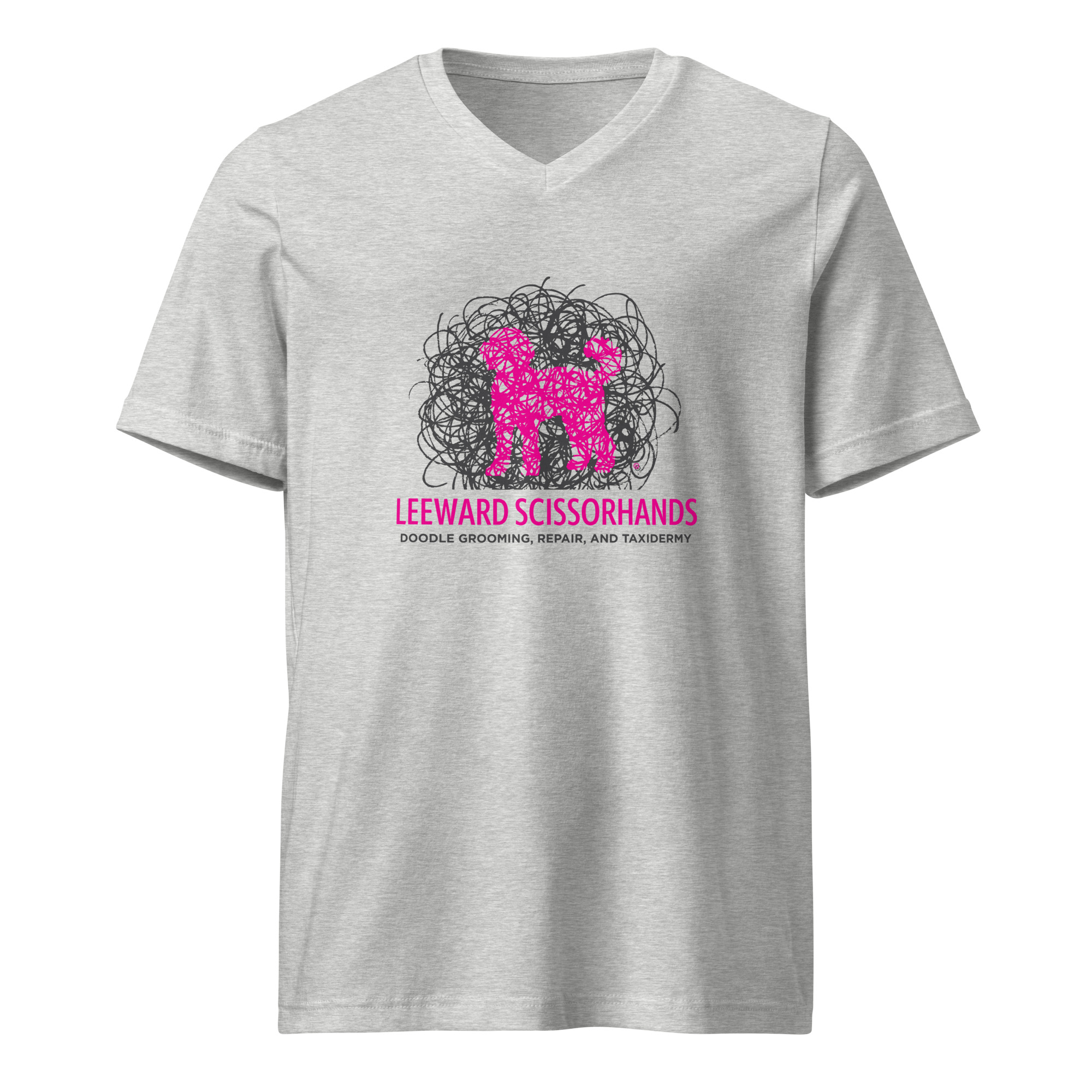 Circus Lolo Leeward Scissorhands Unisex V-Neck T-Shirt - Image 5