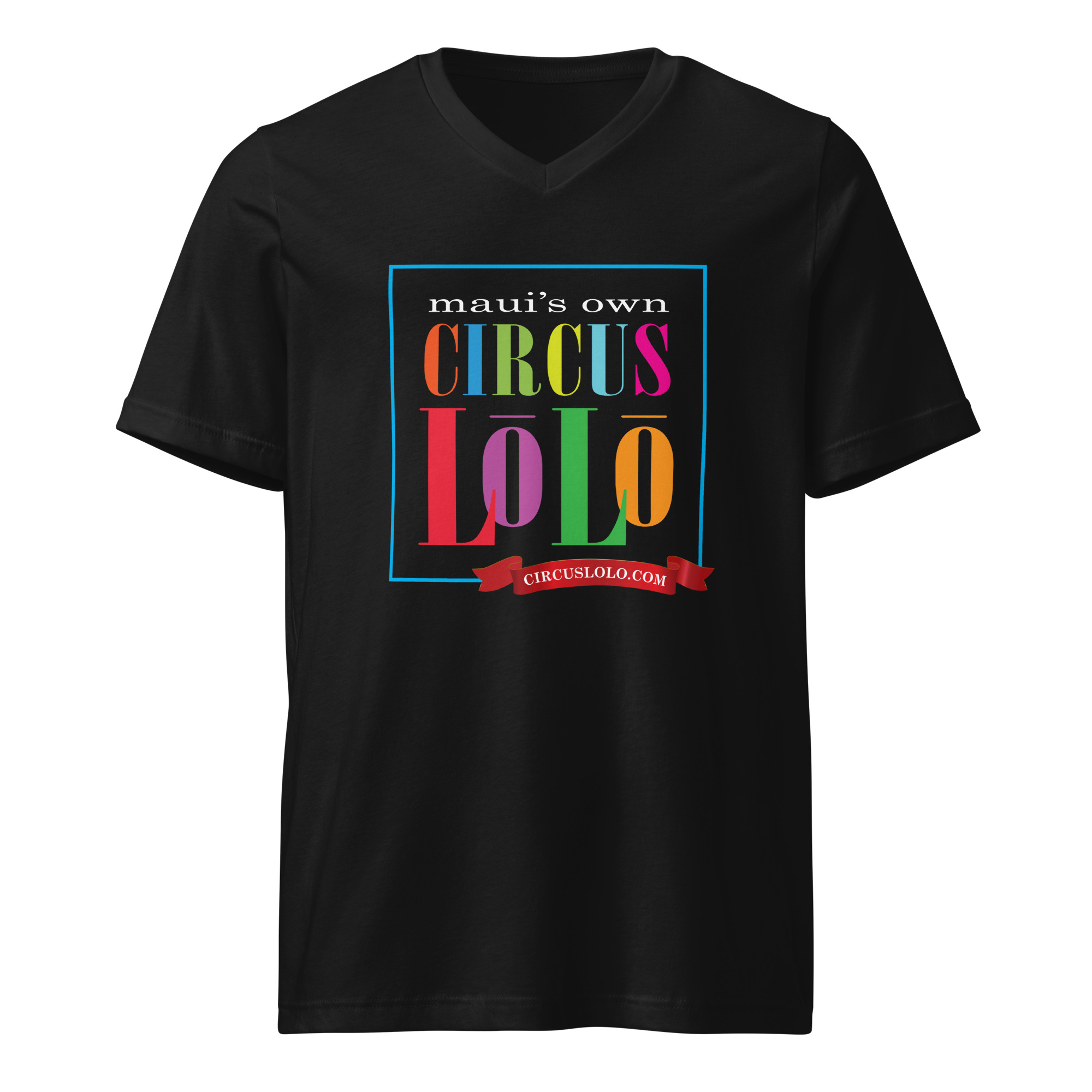 Circus Lolo Big Logo Unisex V-Neck T-Shirt - Image 2