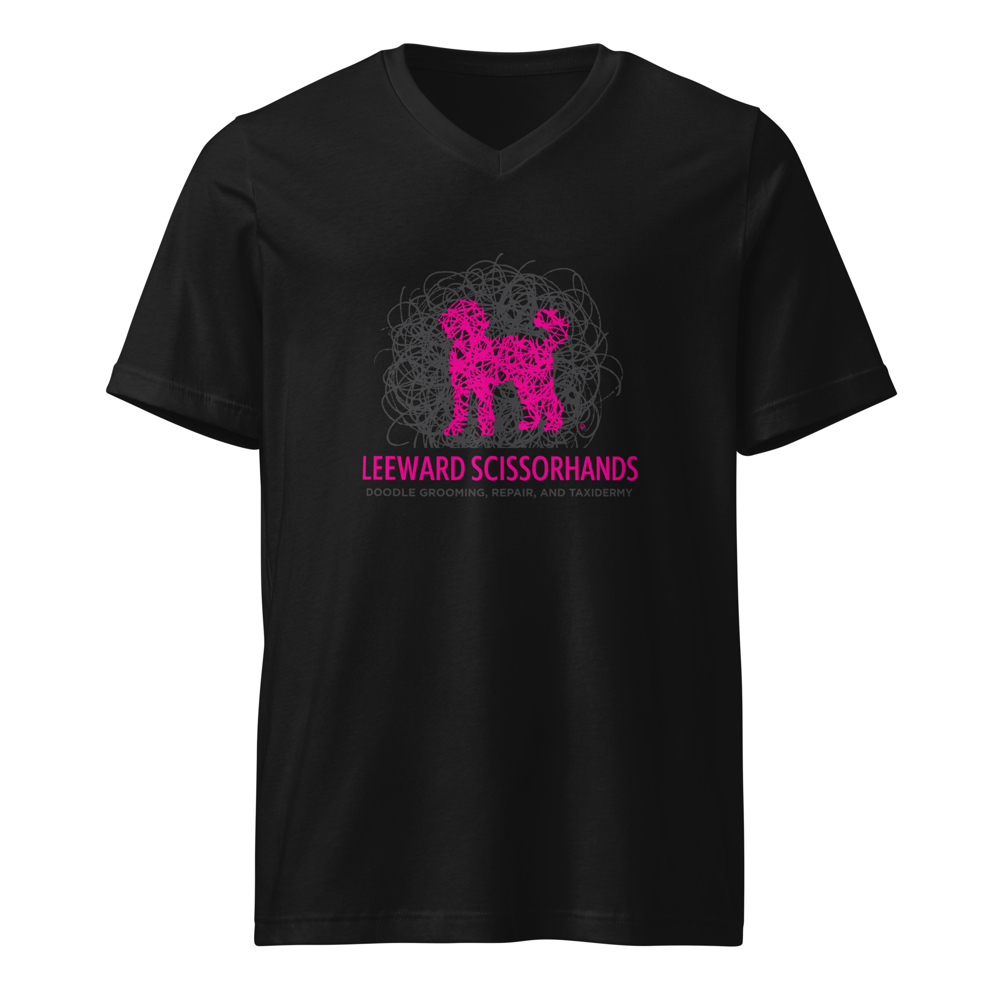 Circus Lolo Leeward Scissorhands Unisex V-Neck T-Shirt - Image 2