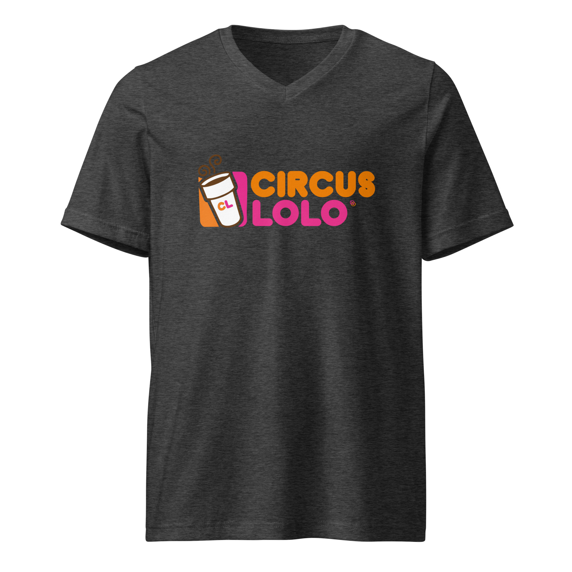 Circus Lolo Cuppa Jo Unisex Unisex V-Neck T-Shirt - Image 4