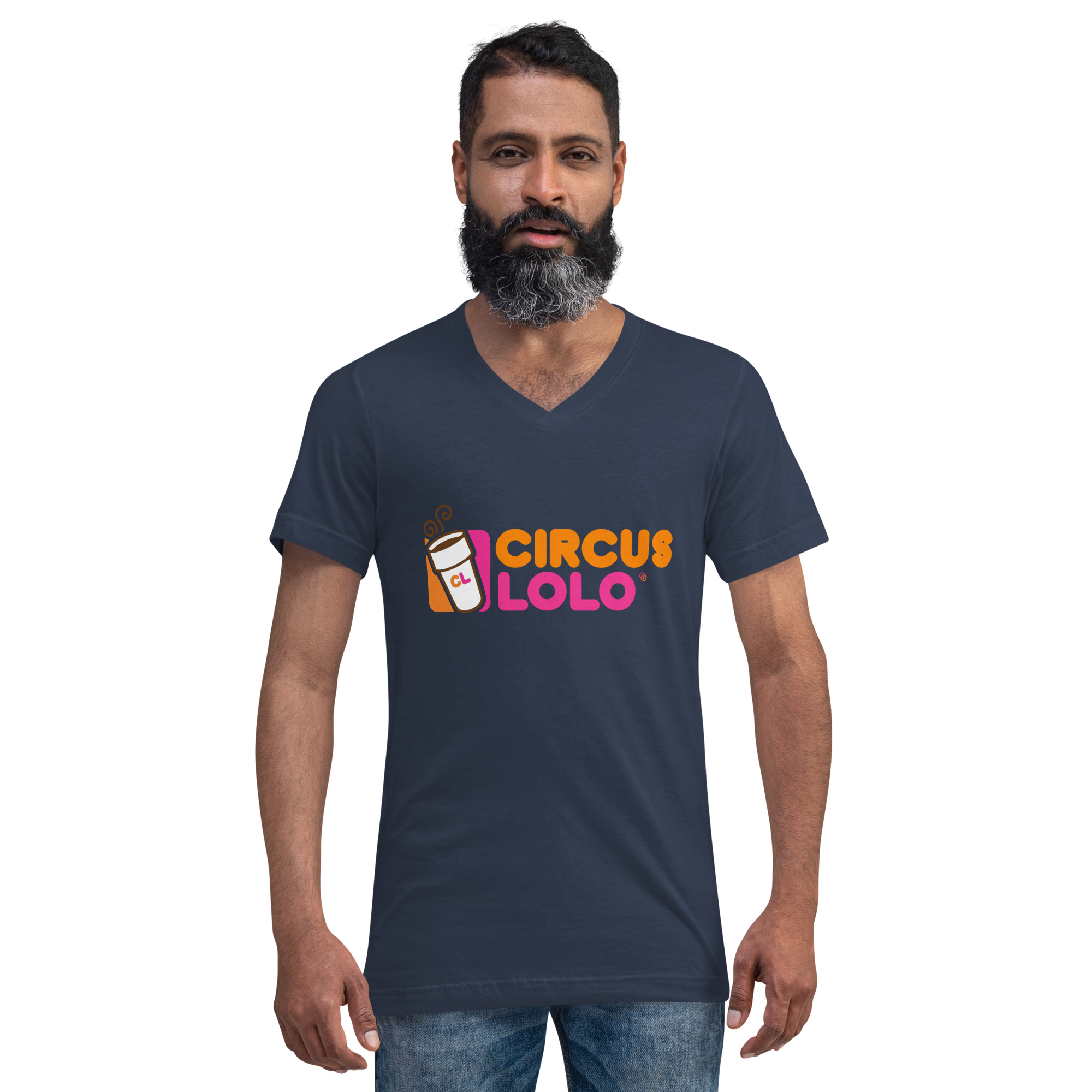 Circus Lolo Cuppa Jo Unisex Unisex V-Neck T-Shirt