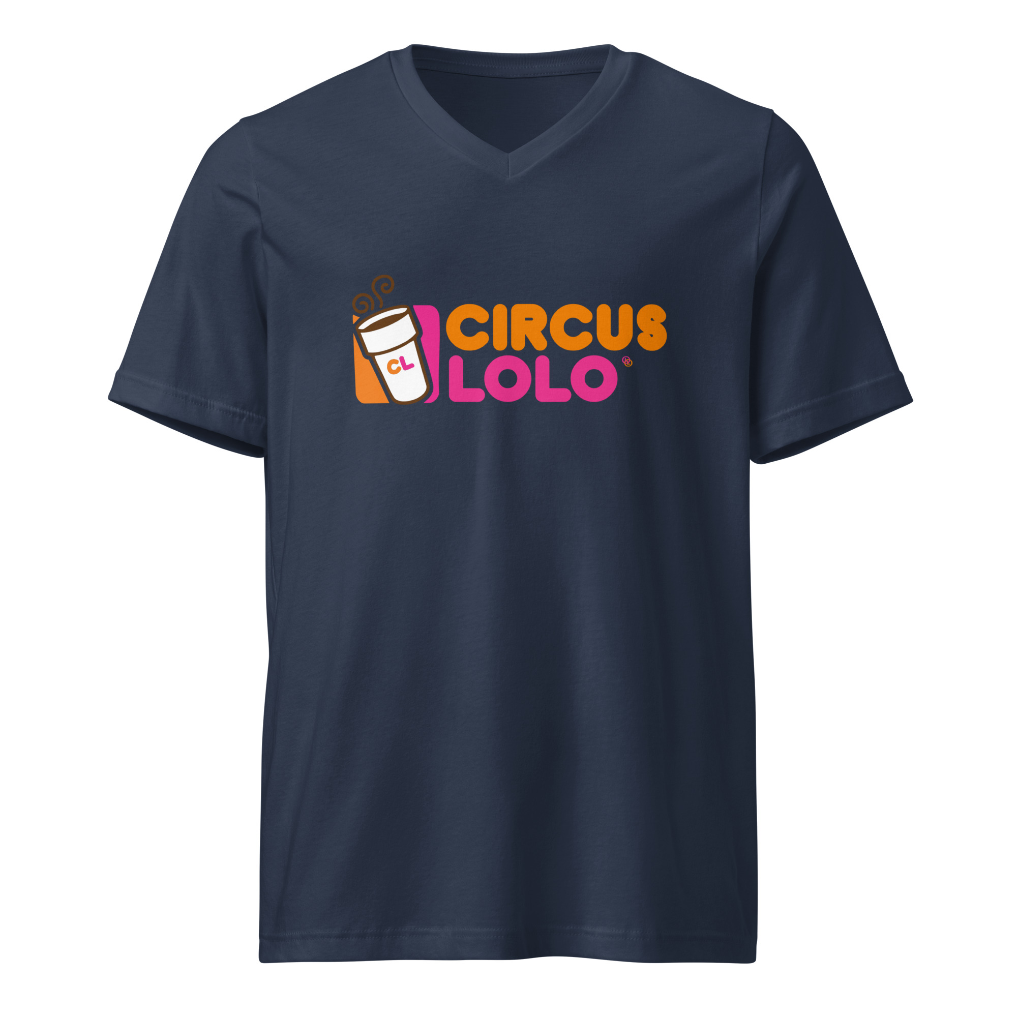 Circus Lolo Cuppa Jo Unisex Unisex V-Neck T-Shirt - Image 5