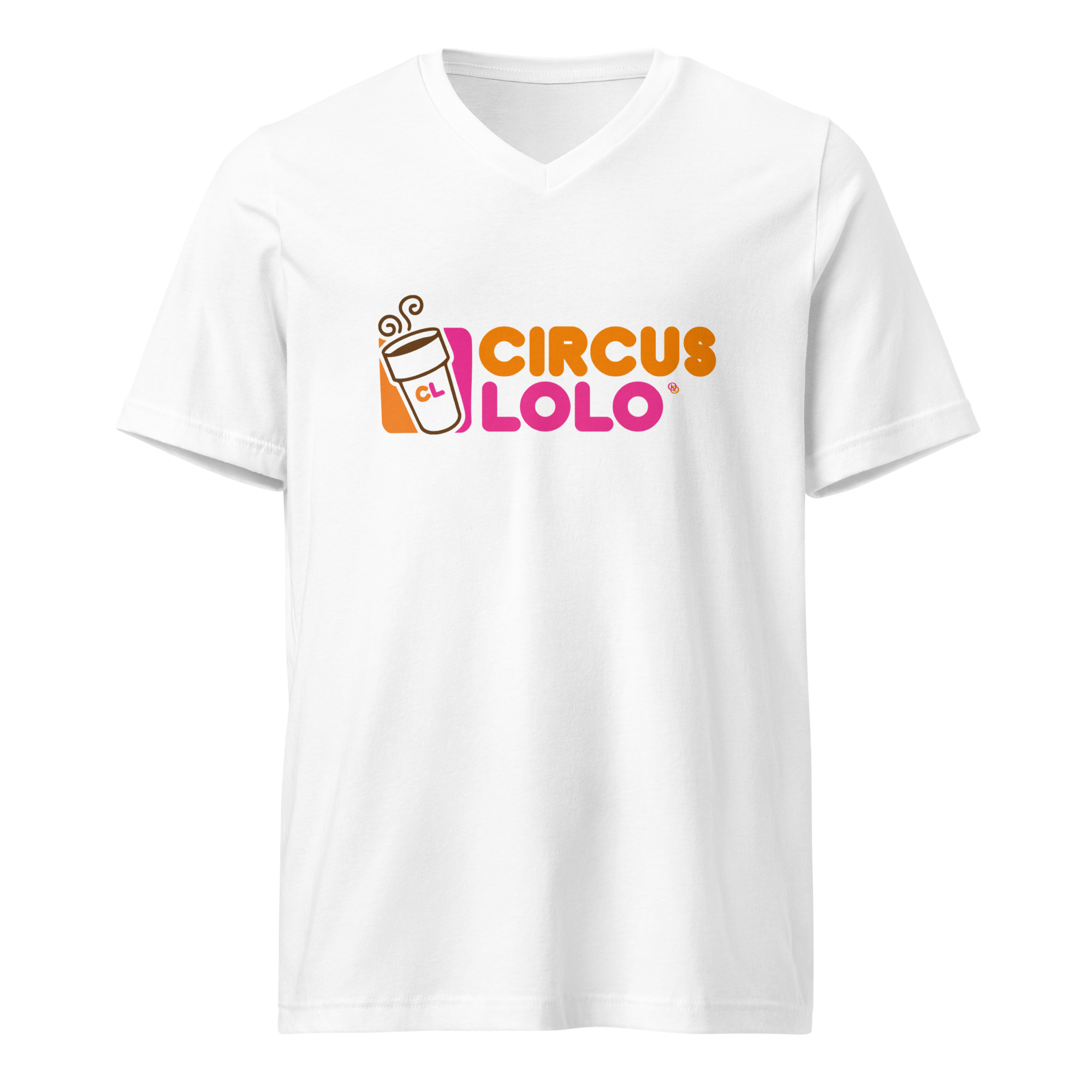Circus Lolo Cuppa Jo Unisex Unisex V-Neck T-Shirt - Image 2