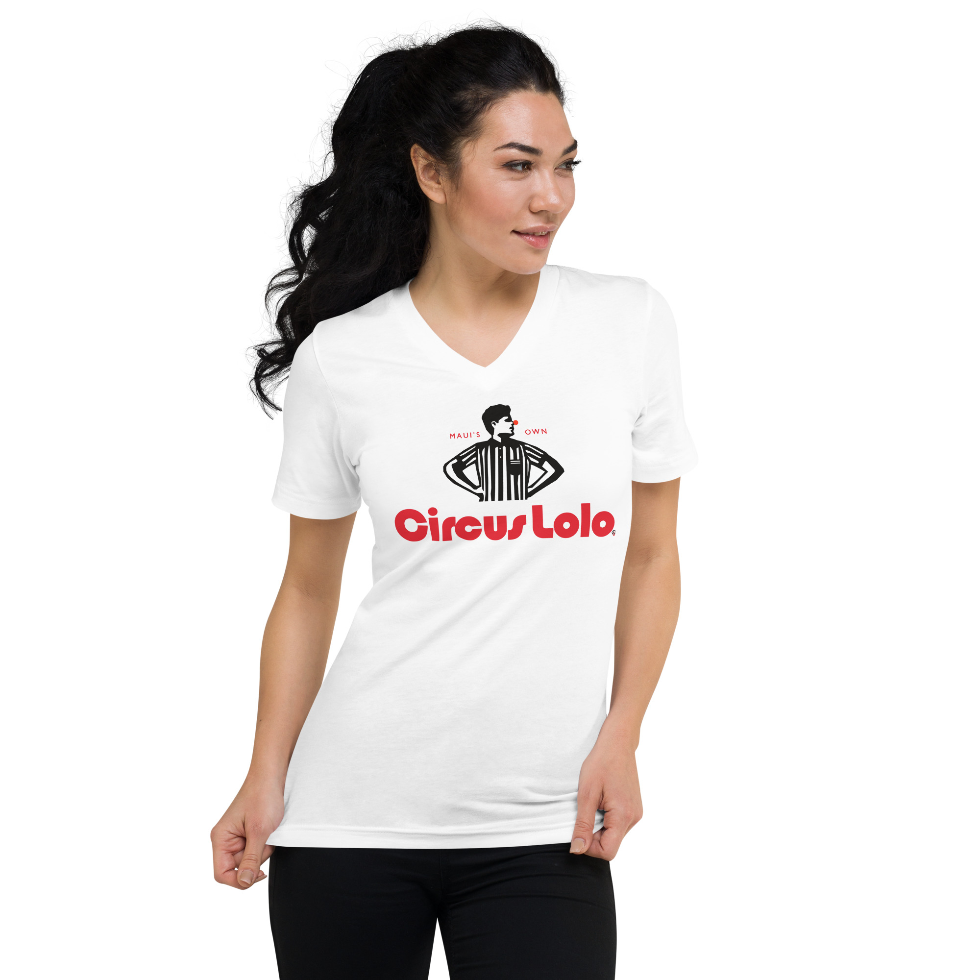 Circus Lolo Snazzy Deluxe Unisex V-Neck T-Shirt