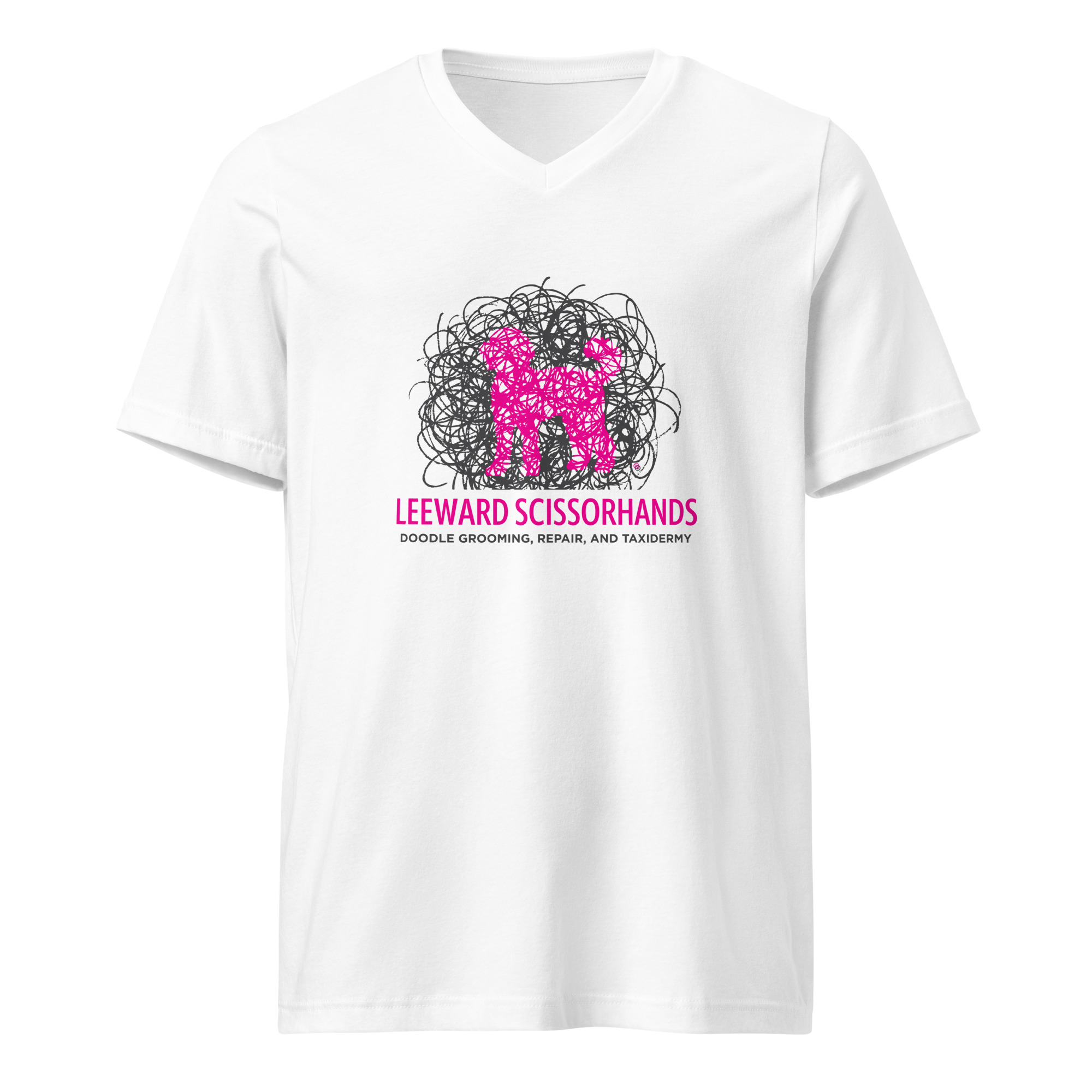 Circus Lolo Leeward Scissorhands Unisex V-Neck T-Shirt - Image 6