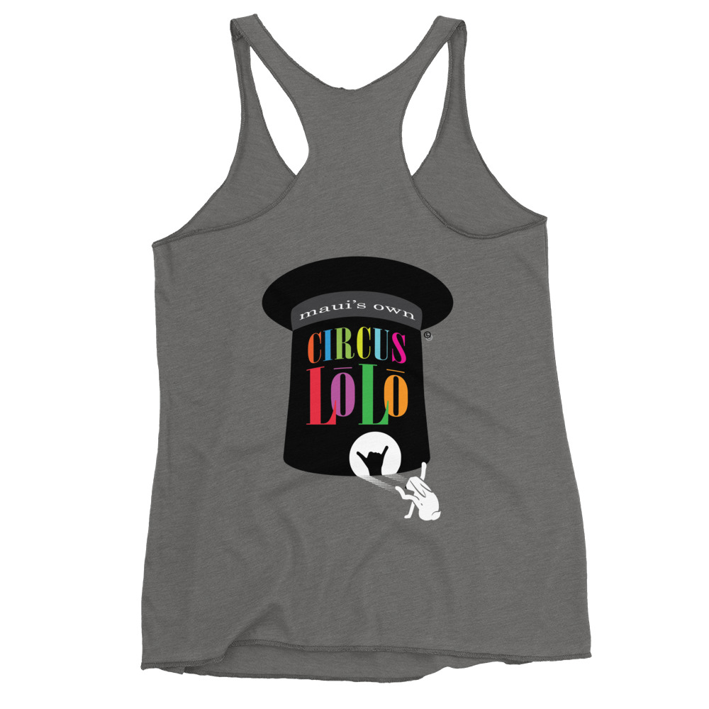 Circus Lolo Shaka Bunny Women's Racerback Tank - Image 8