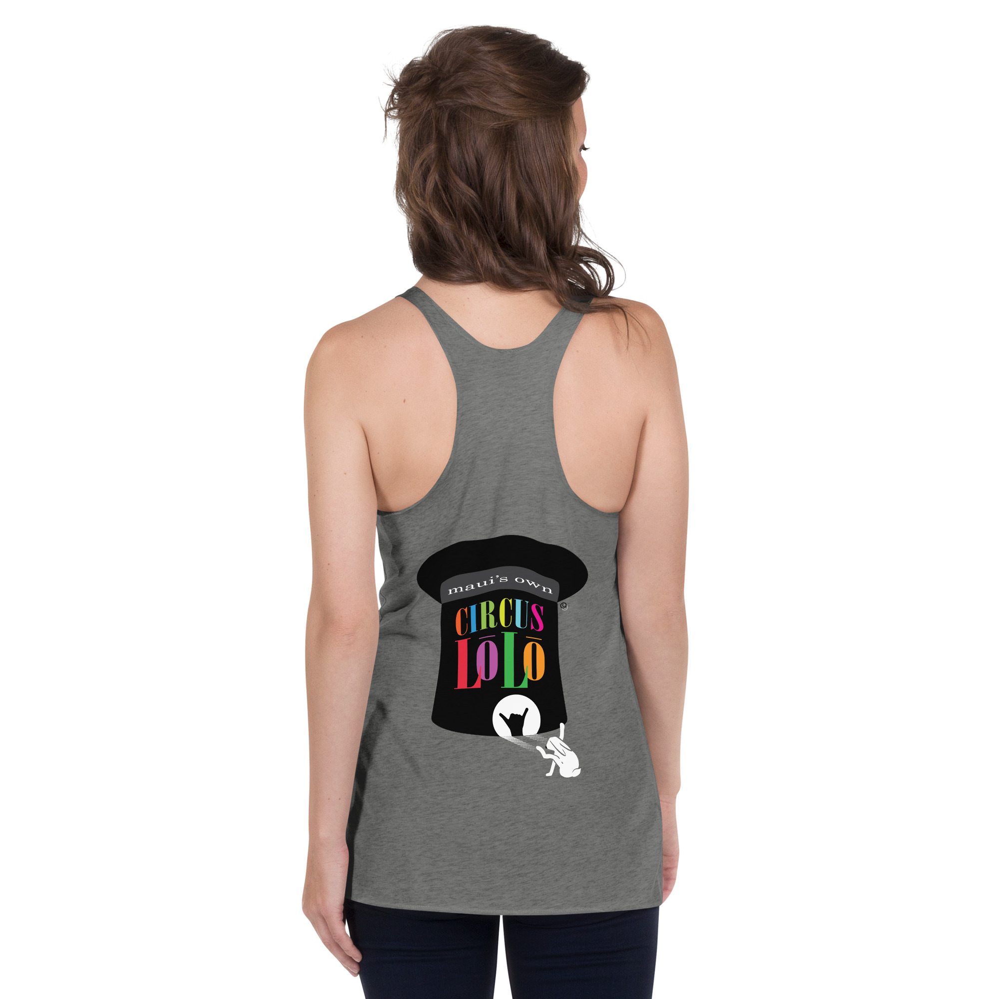 Circus Lolo Shaka Bunny Women's Racerback Tank