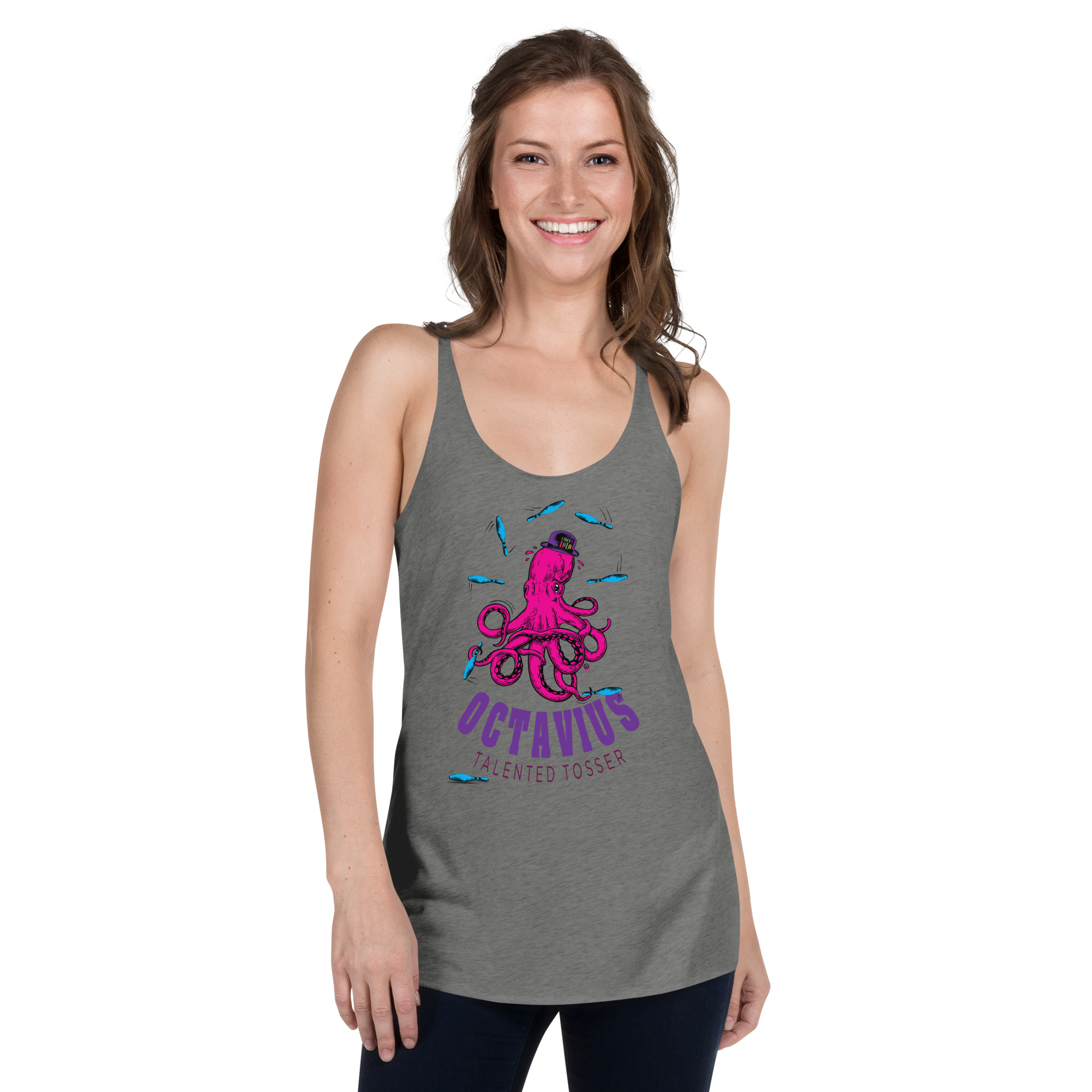 Circus Lolo Octavius Octopus Women’s Racerback Tank