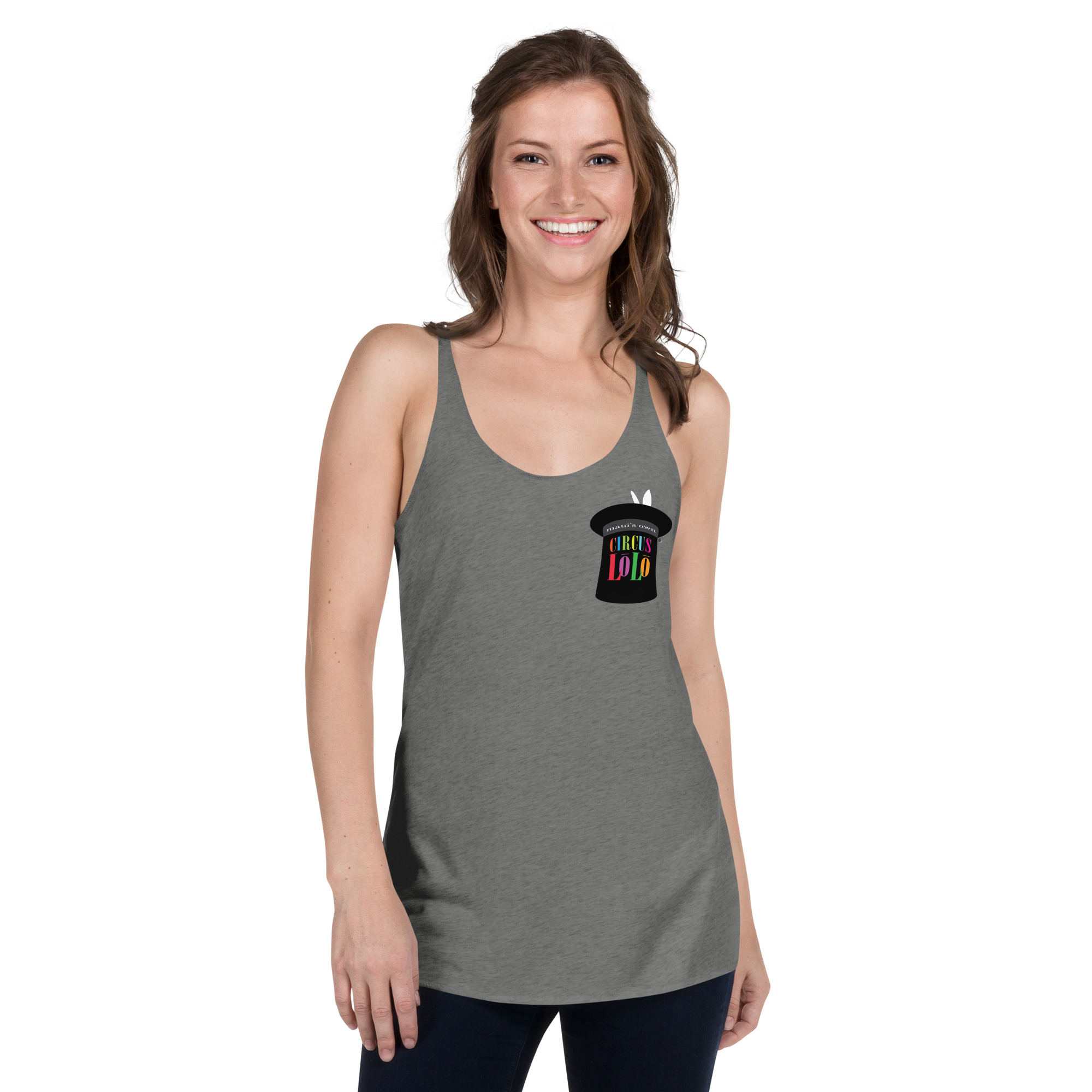 Circus Lolo Shaka Bunny Women's Racerback Tank - Image 10