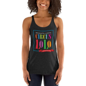 Circus Lolo Big Logo Women's Racerback Tank
