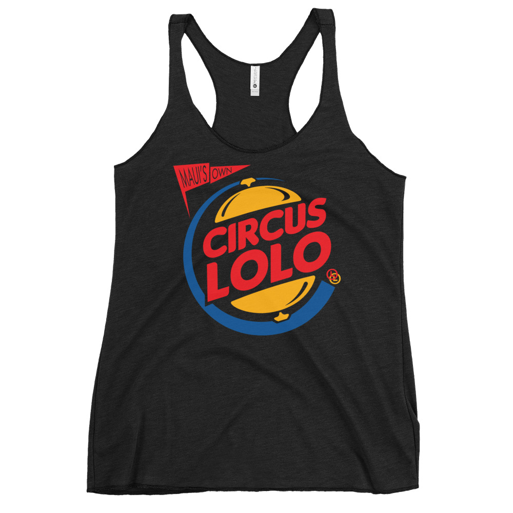 Circus Lolo Burger Ring Women's Racerback Tank - Image 6