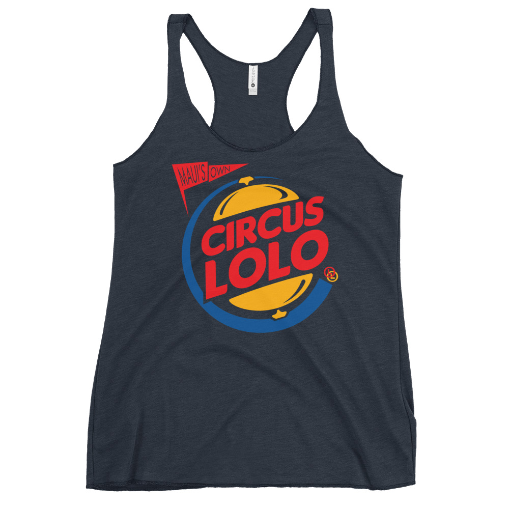 Circus Lolo Burger Ring Women's Racerback Tank - Image 5