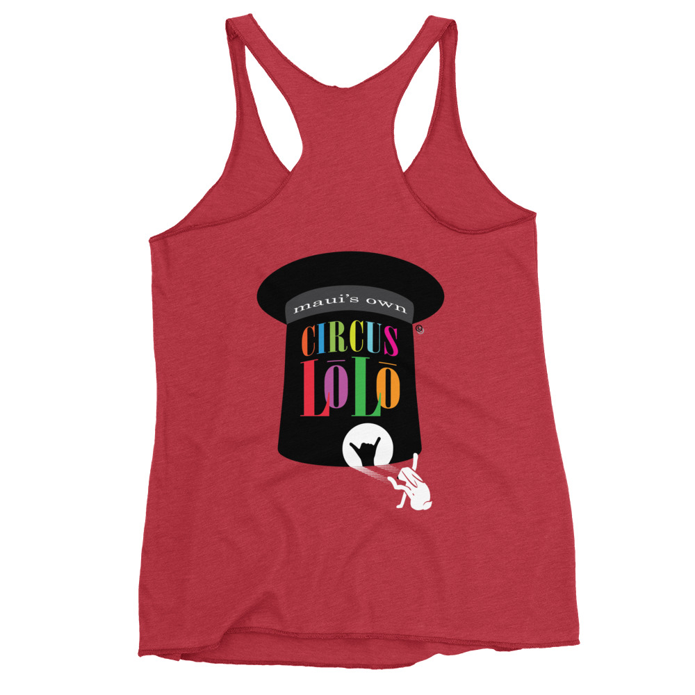 Circus Lolo Shaka Bunny Women's Racerback Tank - Image 6