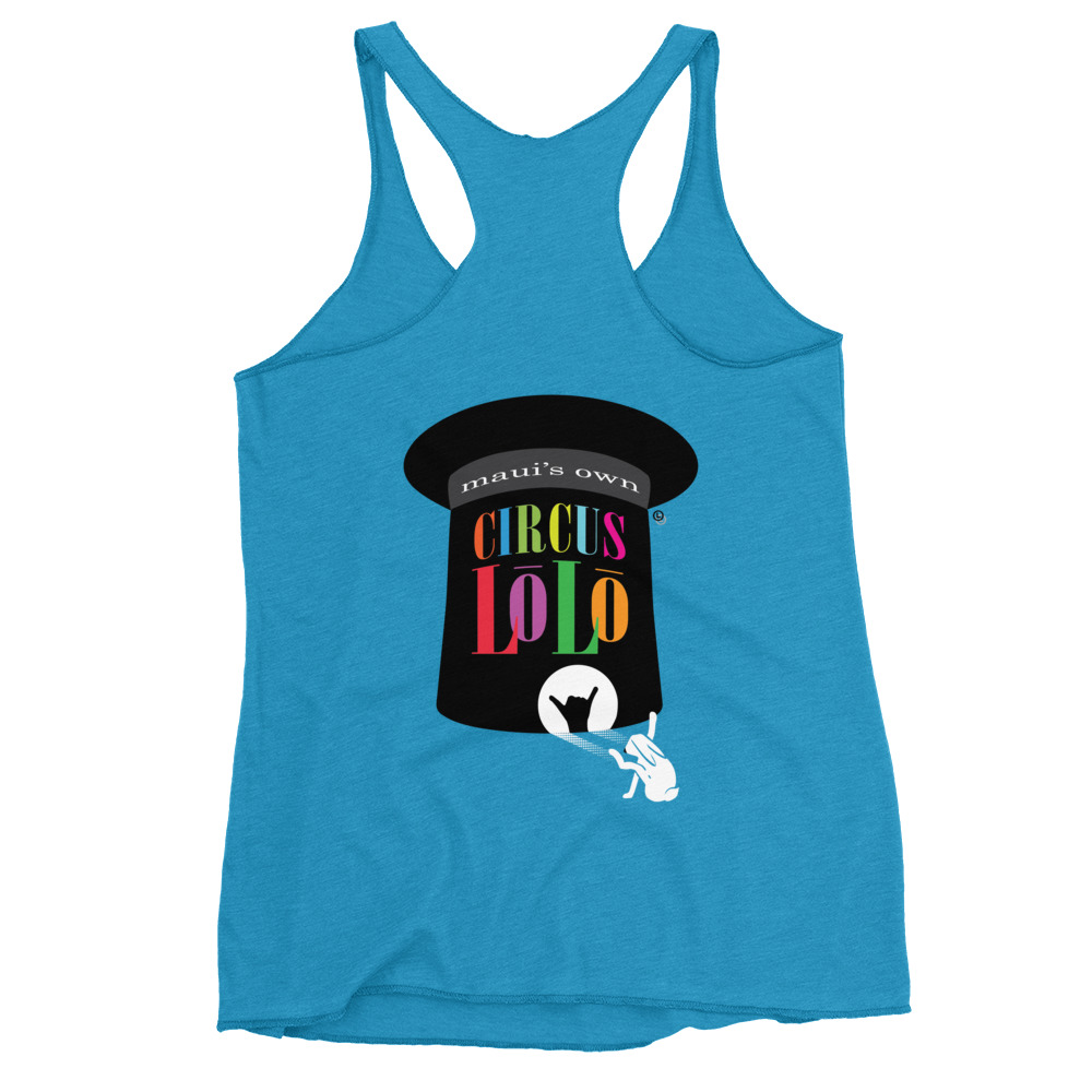 Circus Lolo Shaka Bunny Women's Racerback Tank - Image 9