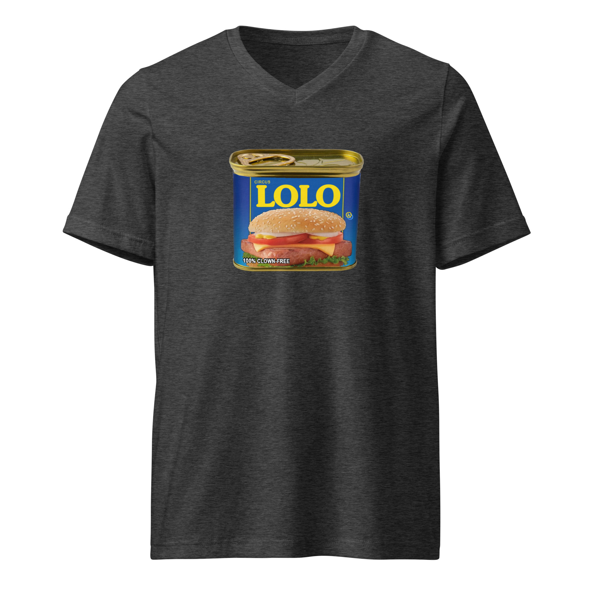 Circus Lolo Mystery Meat Unisex V-Neck T-Shirt - Image 4